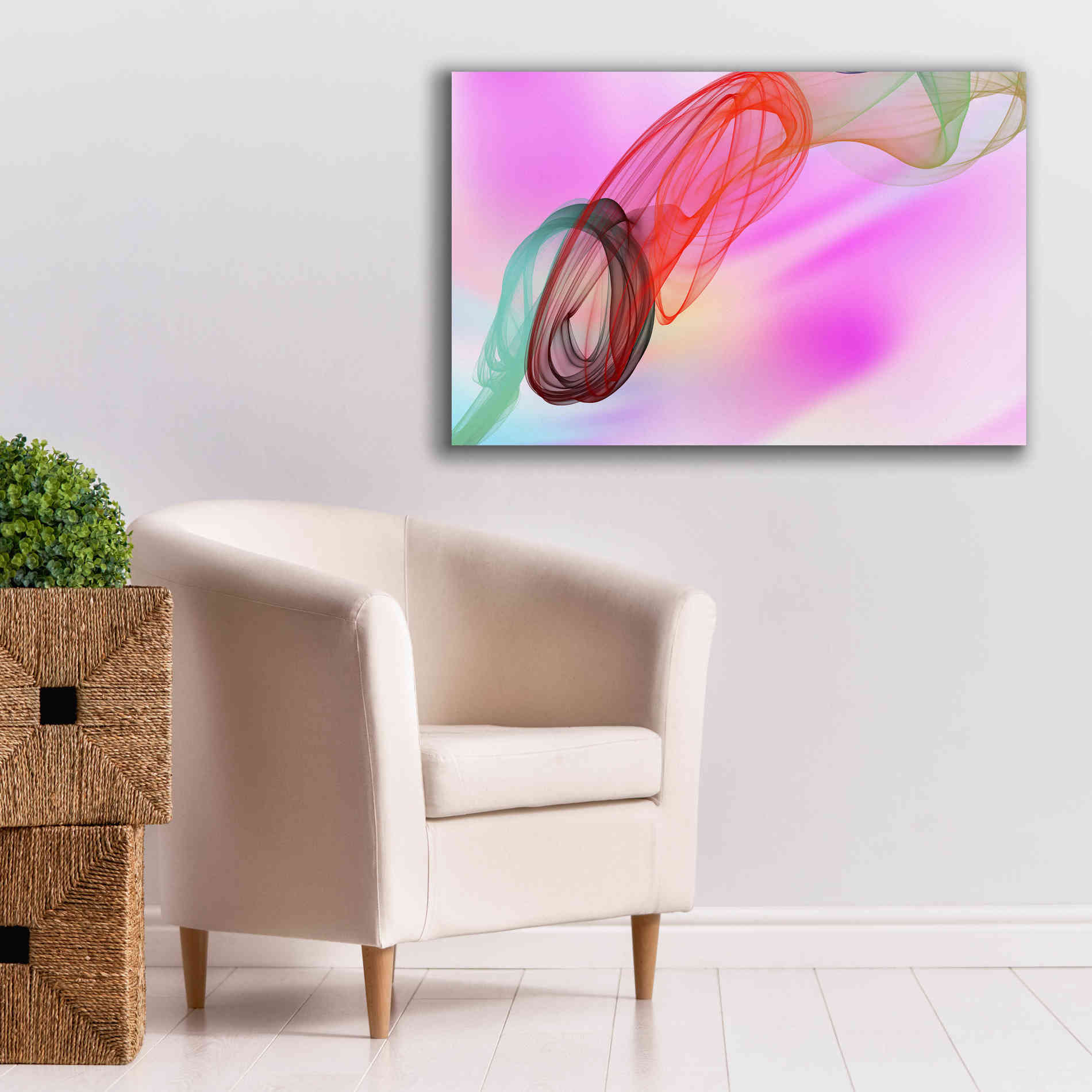 'Color In The Lines 10' by Irena Orlov Giclee Canvas Wall Art,40 x 26