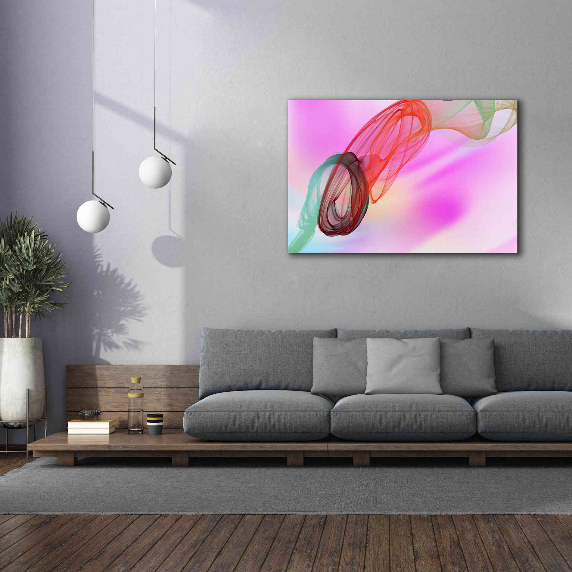 'Color In The Lines 10' by Irena Orlov Giclee Canvas Wall Art,60 x 40