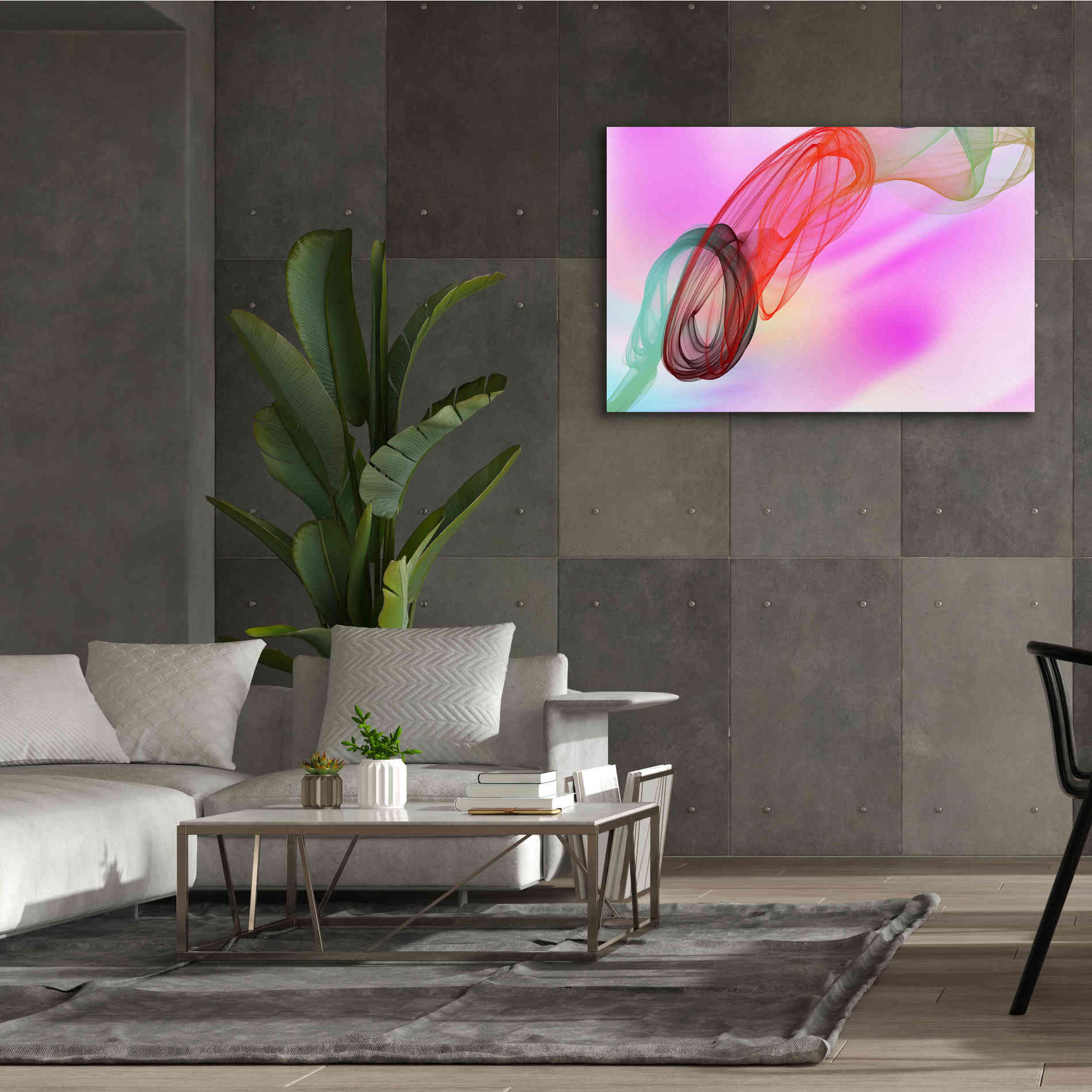 'Color In The Lines 10' by Irena Orlov Giclee Canvas Wall Art,60 x 40