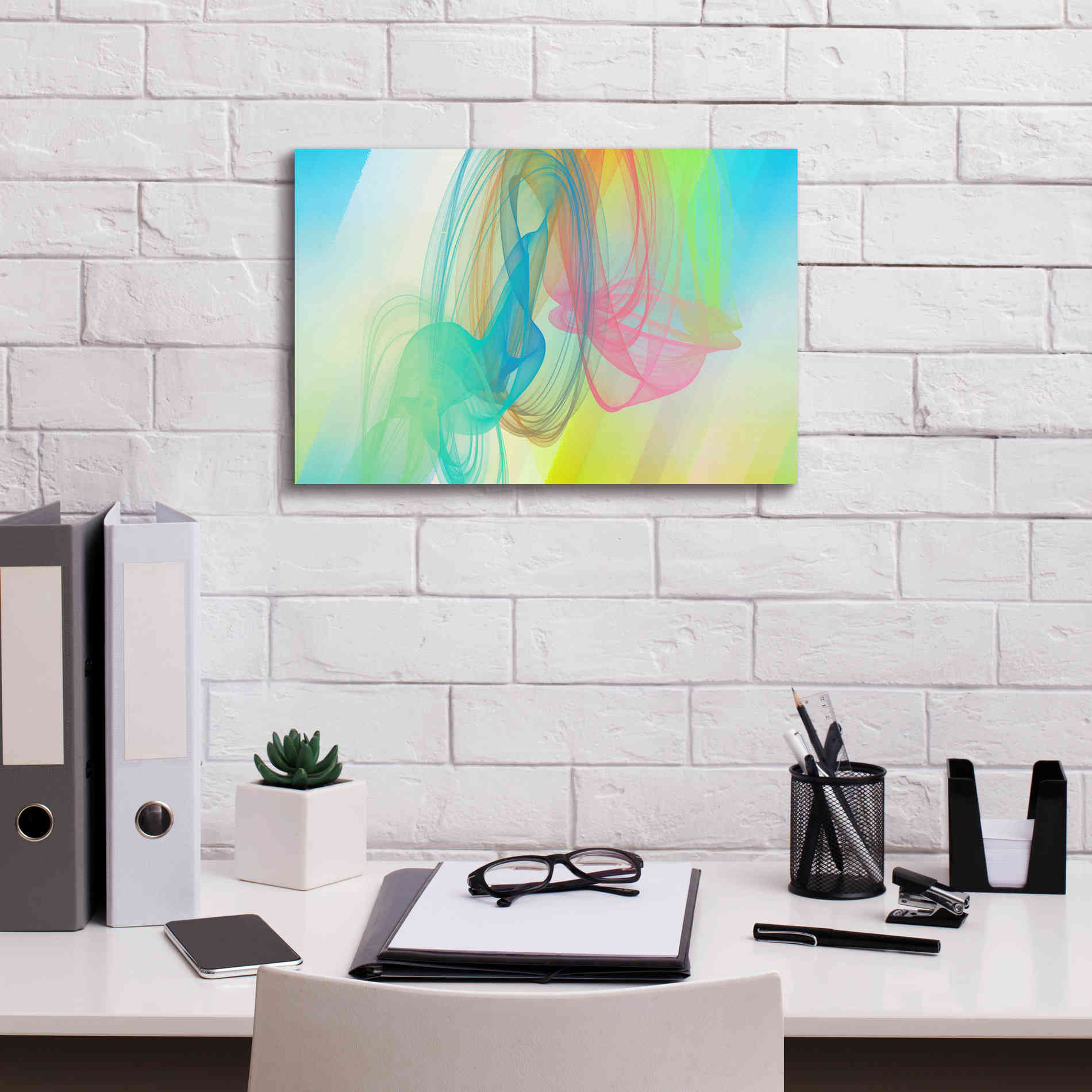 'Color In The Lines 11' by Irena Orlov Giclee Canvas Wall Art,18 x 12