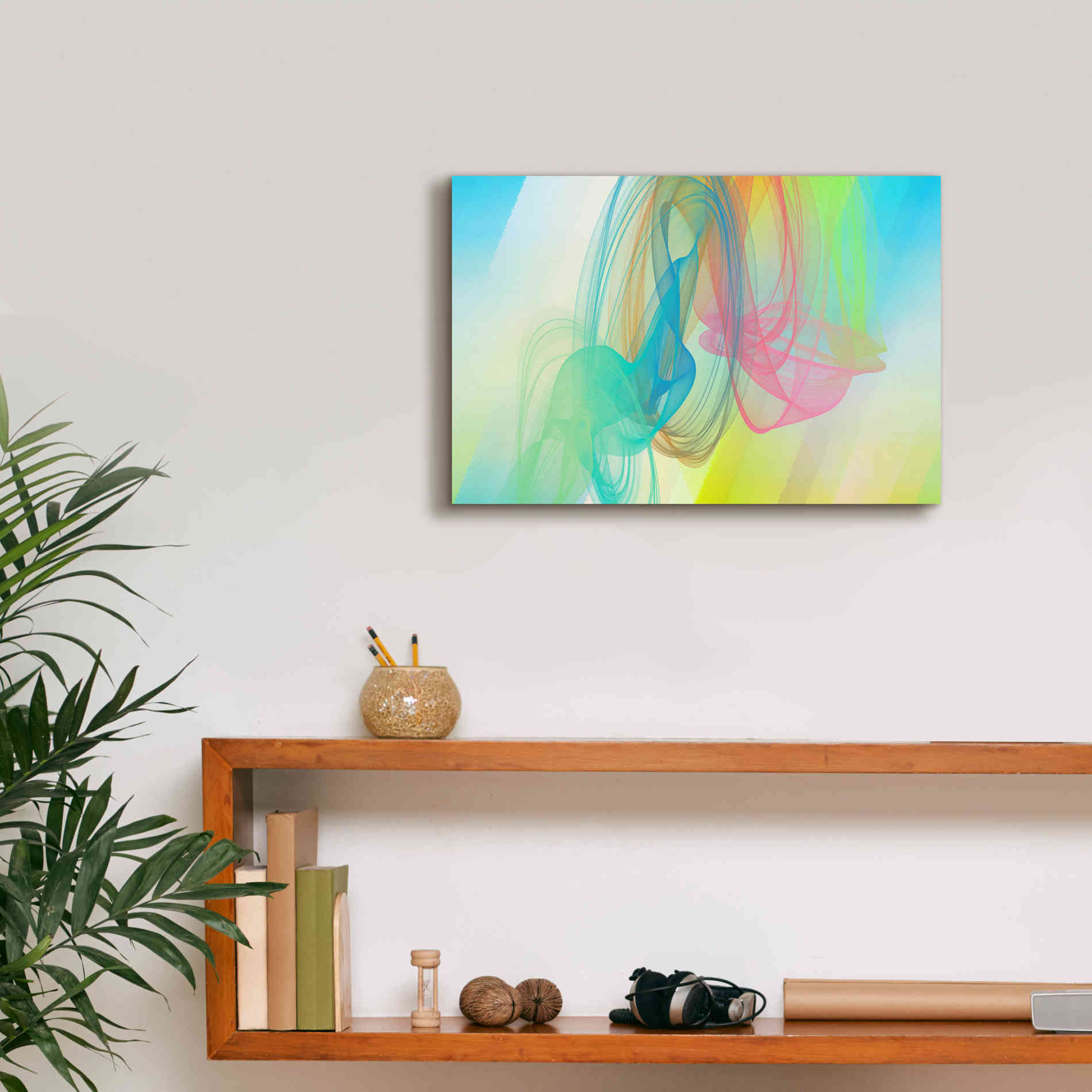 'Color In The Lines 11' by Irena Orlov Giclee Canvas Wall Art,18 x 12