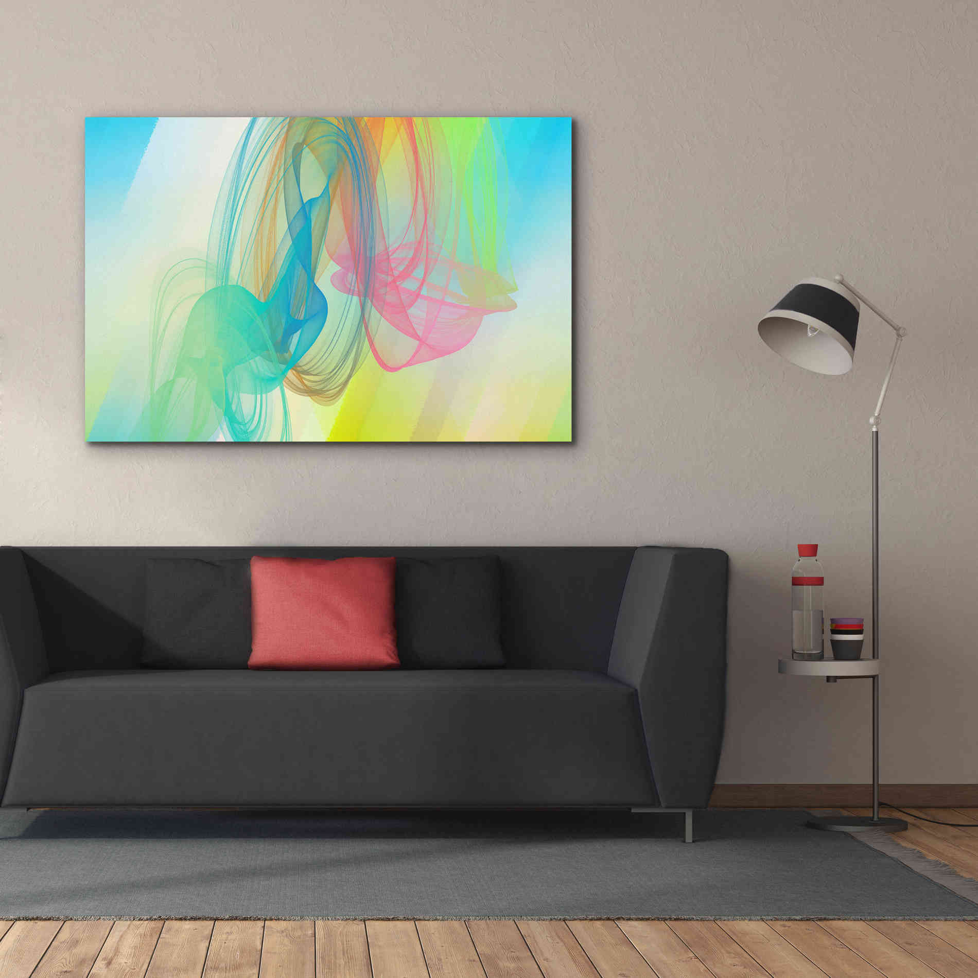 'Color In The Lines 11' by Irena Orlov Giclee Canvas Wall Art,60 x 40