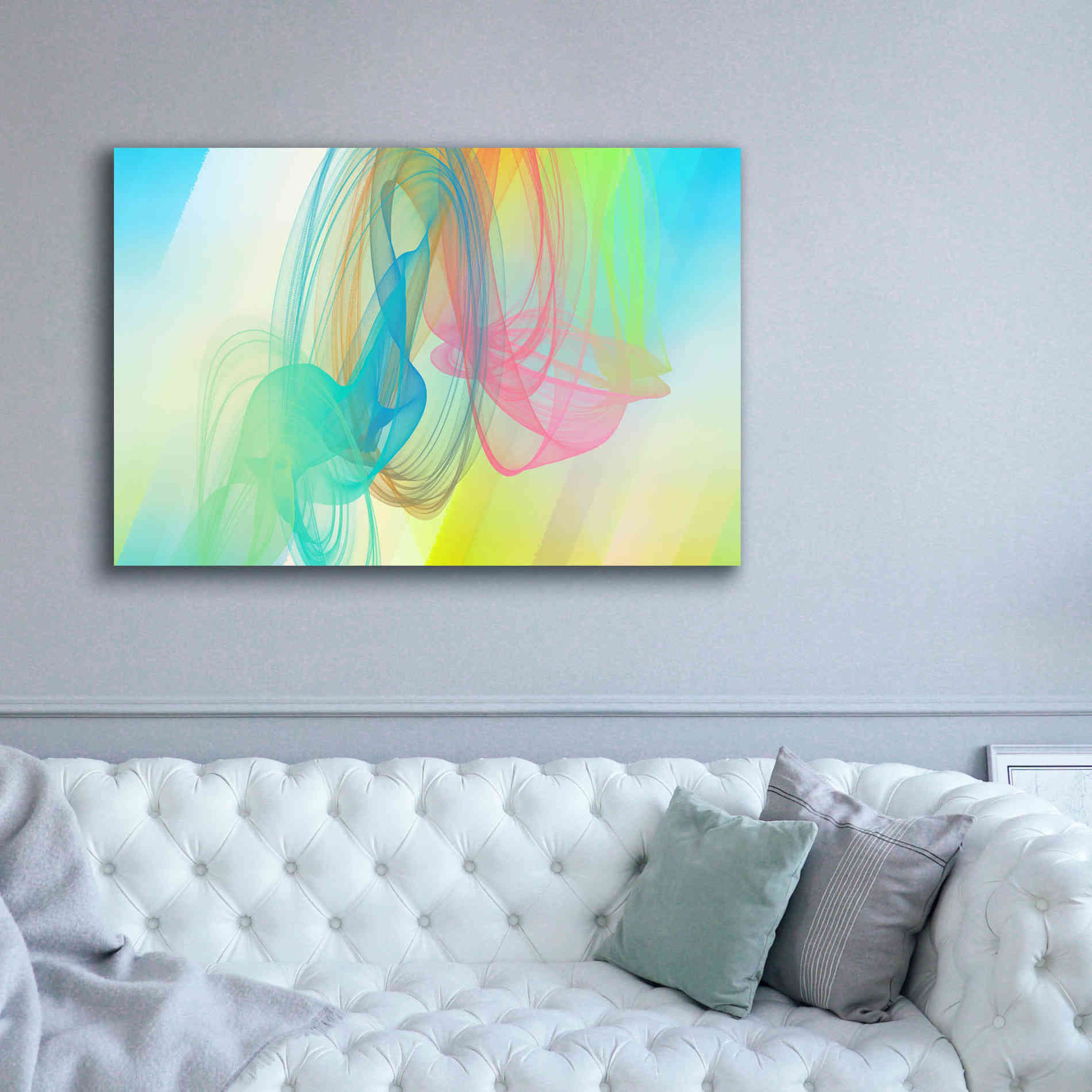 'Color In The Lines 11' by Irena Orlov Giclee Canvas Wall Art,60 x 40