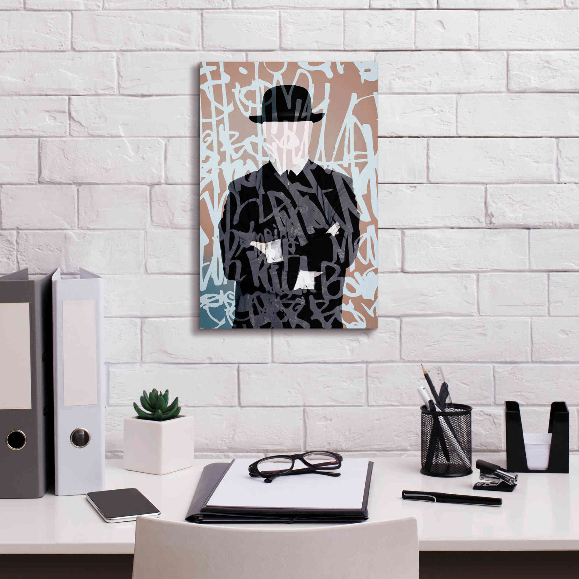 'Graffiti Man 7' by Irena Orlov Giclee Canvas Wall Art,12 x 18