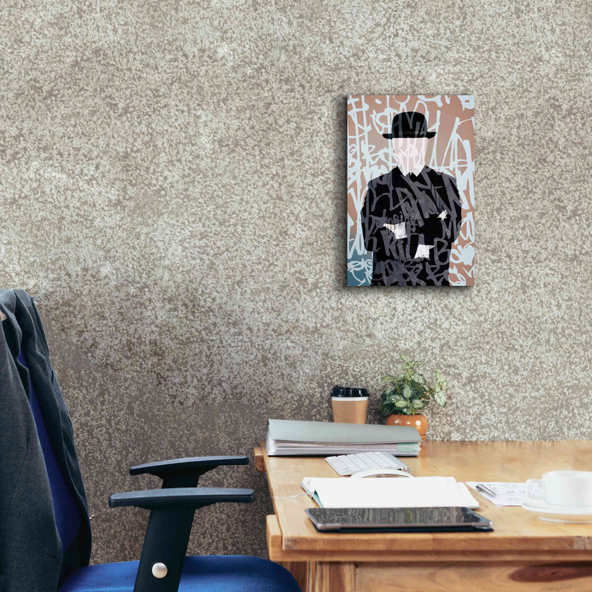 'Graffiti Man 7' by Irena Orlov Giclee Canvas Wall Art,12 x 18