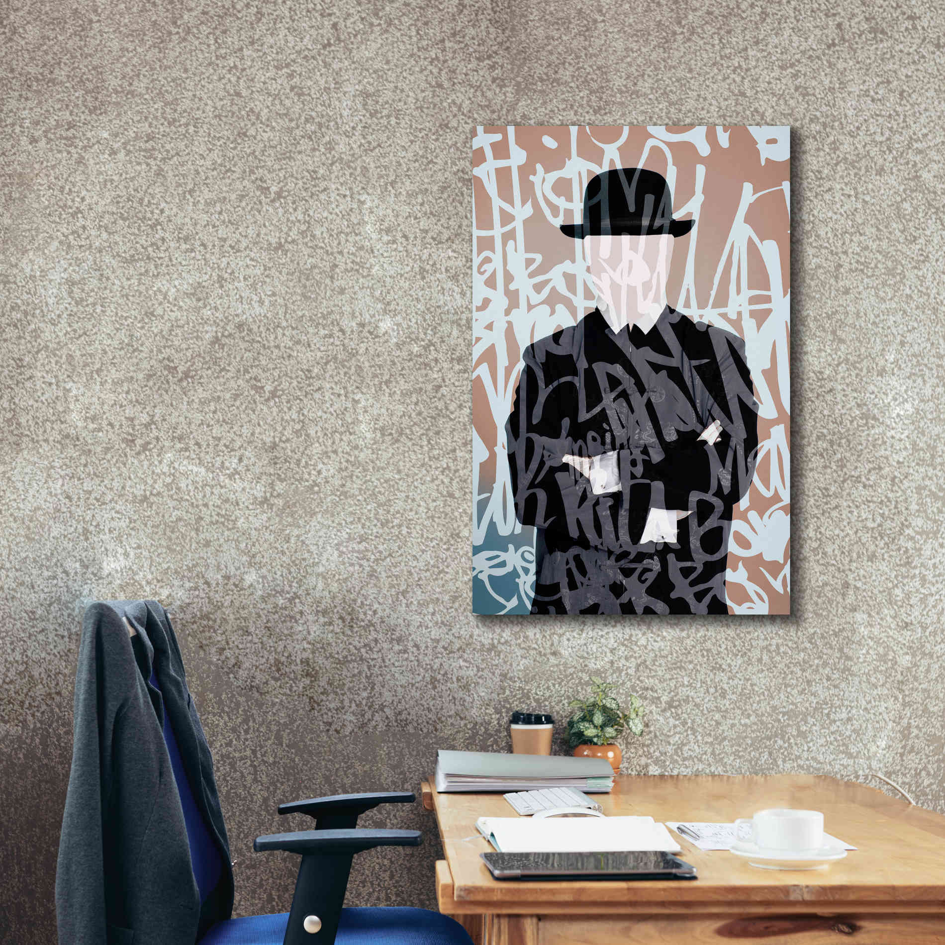 'Graffiti Man 7' by Irena Orlov Giclee Canvas Wall Art,26 x 40