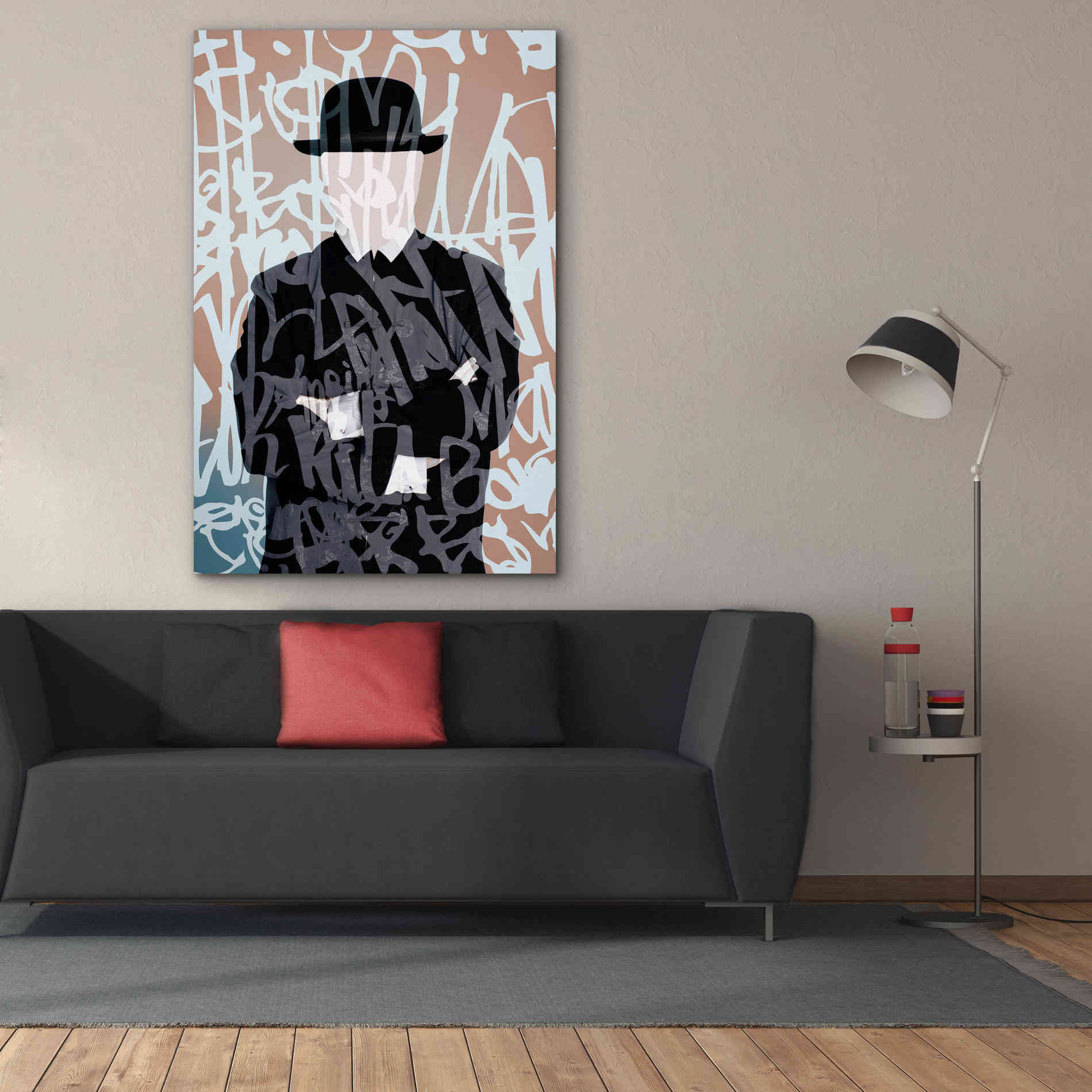 'Graffiti Man 7' by Irena Orlov Giclee Canvas Wall Art,40 x 60