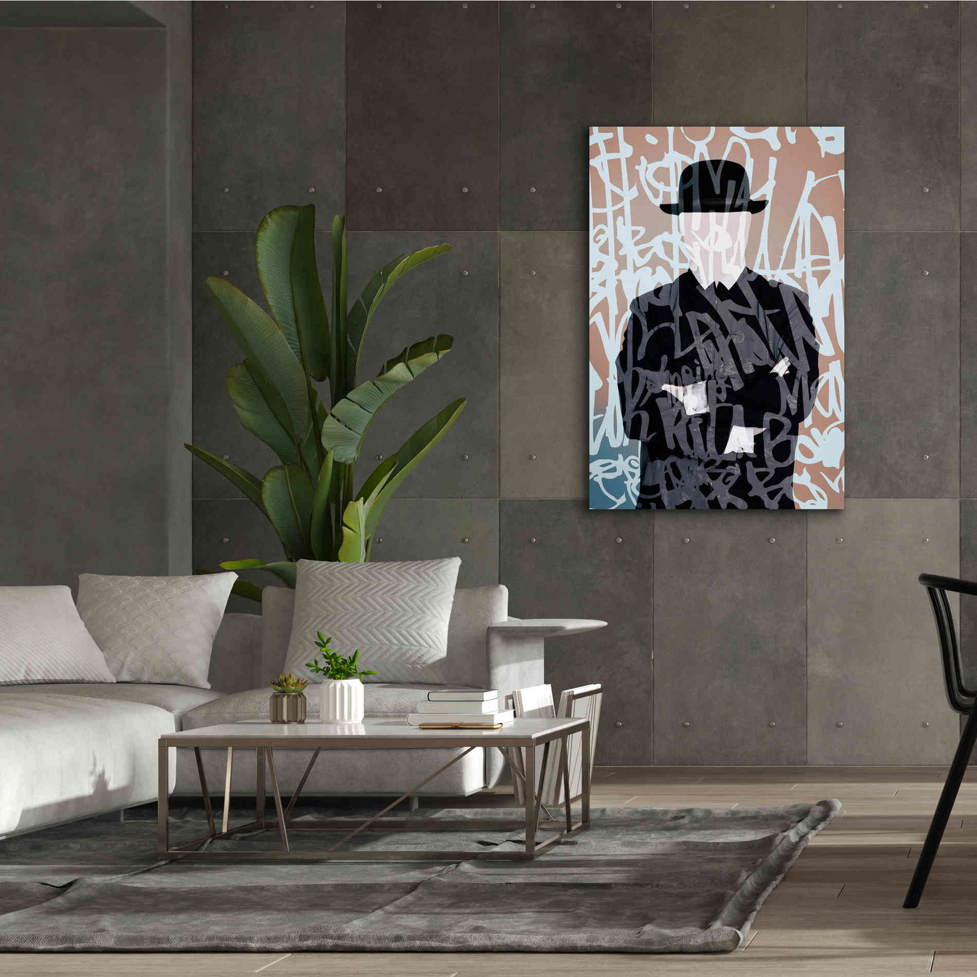 'Graffiti Man 7' by Irena Orlov Giclee Canvas Wall Art,40 x 60