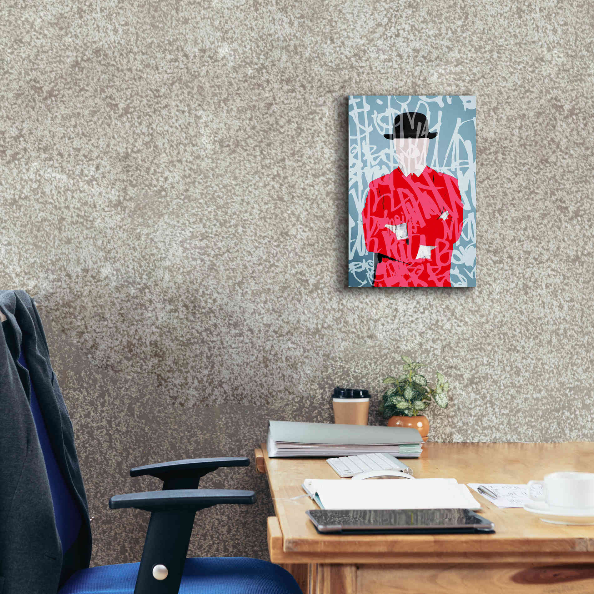 'Graffiti Man 4' by Irena Orlov Giclee Canvas Wall Art,12 x 18