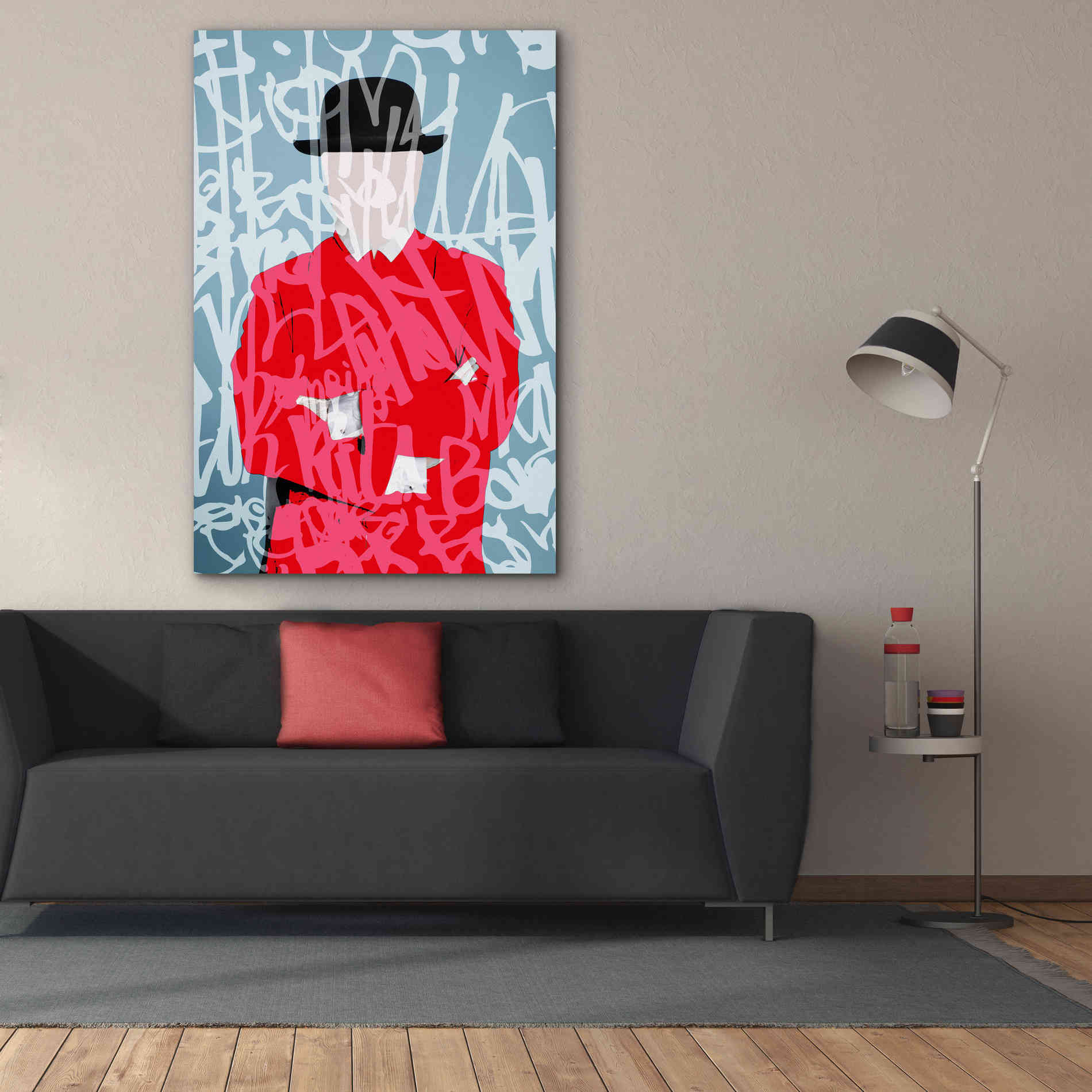 'Graffiti Man 4' by Irena Orlov Giclee Canvas Wall Art,40 x 60