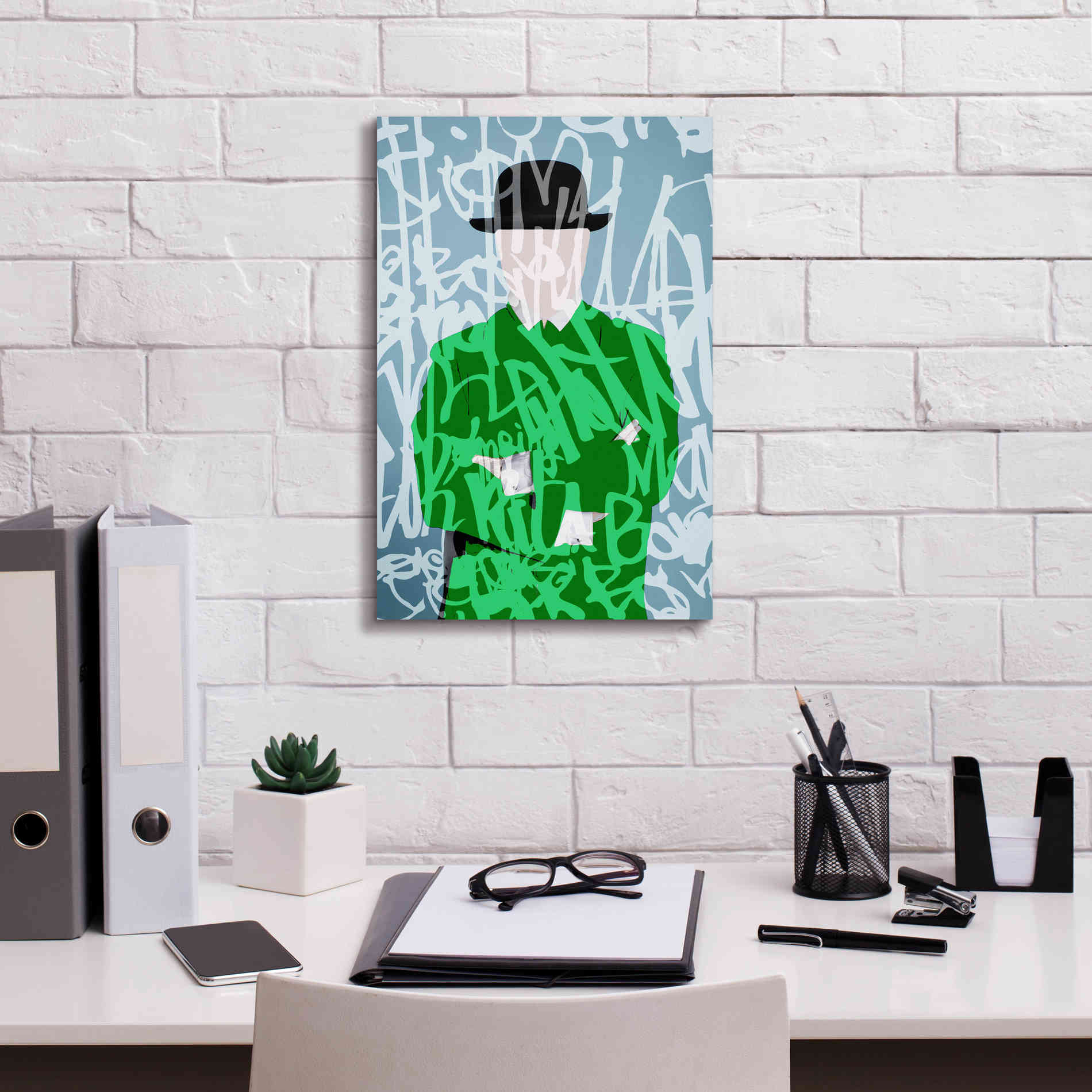 'Graffiti Man 2' by Irena Orlov Giclee Canvas Wall Art,12 x 18