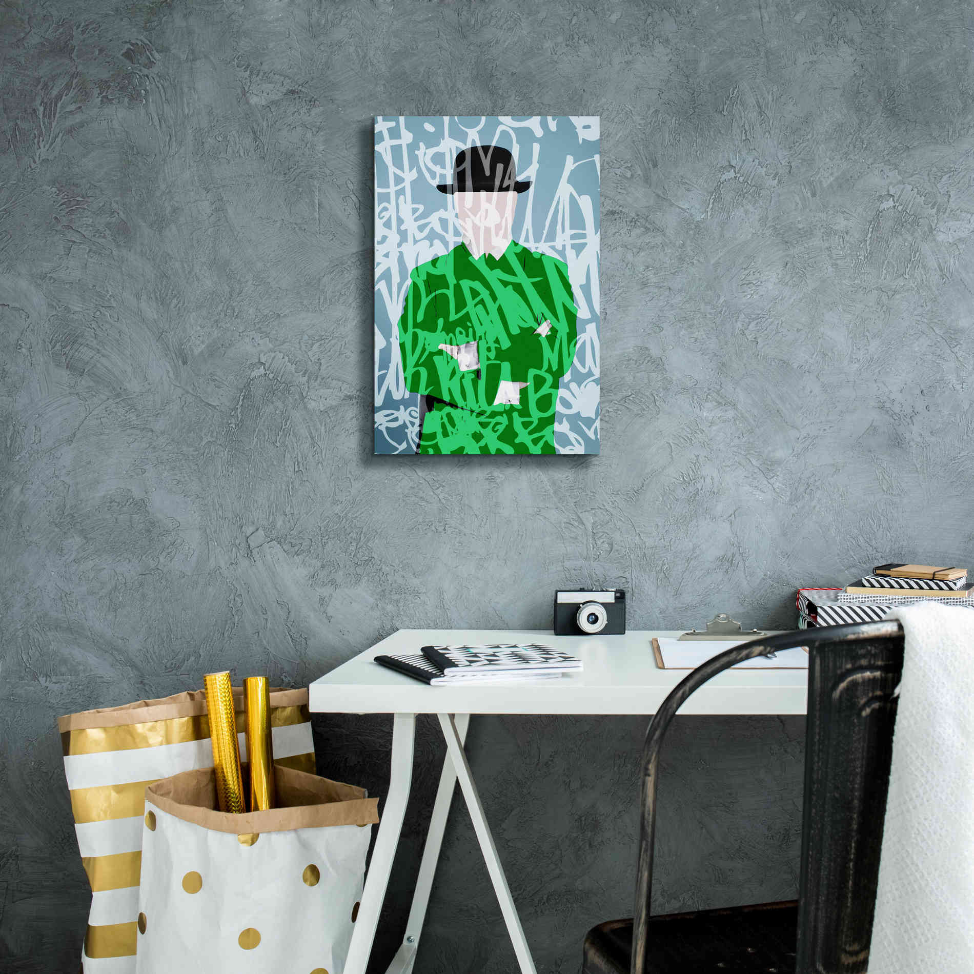 'Graffiti Man 2' by Irena Orlov Giclee Canvas Wall Art,12 x 18