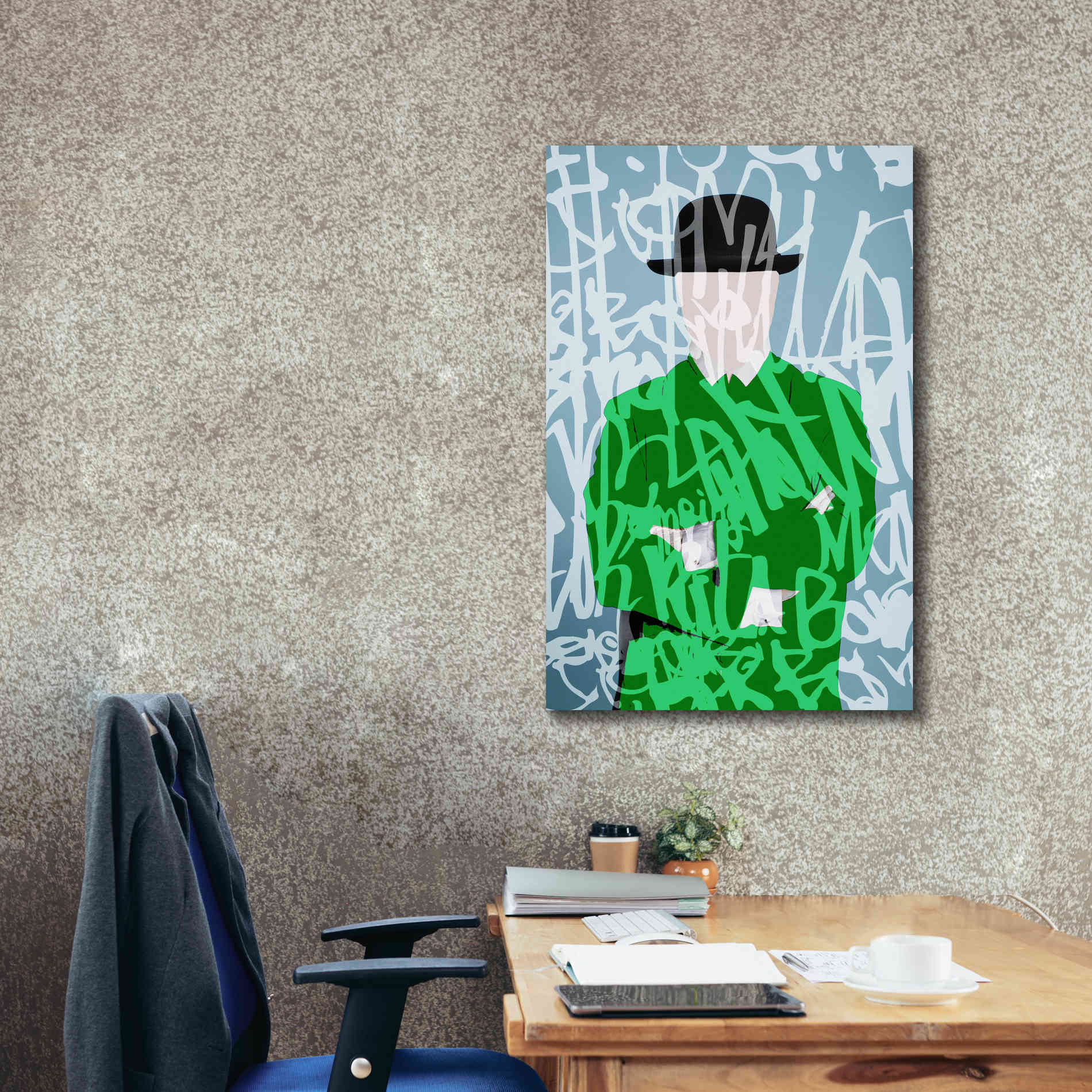 'Graffiti Man 2' by Irena Orlov Giclee Canvas Wall Art,26 x 40