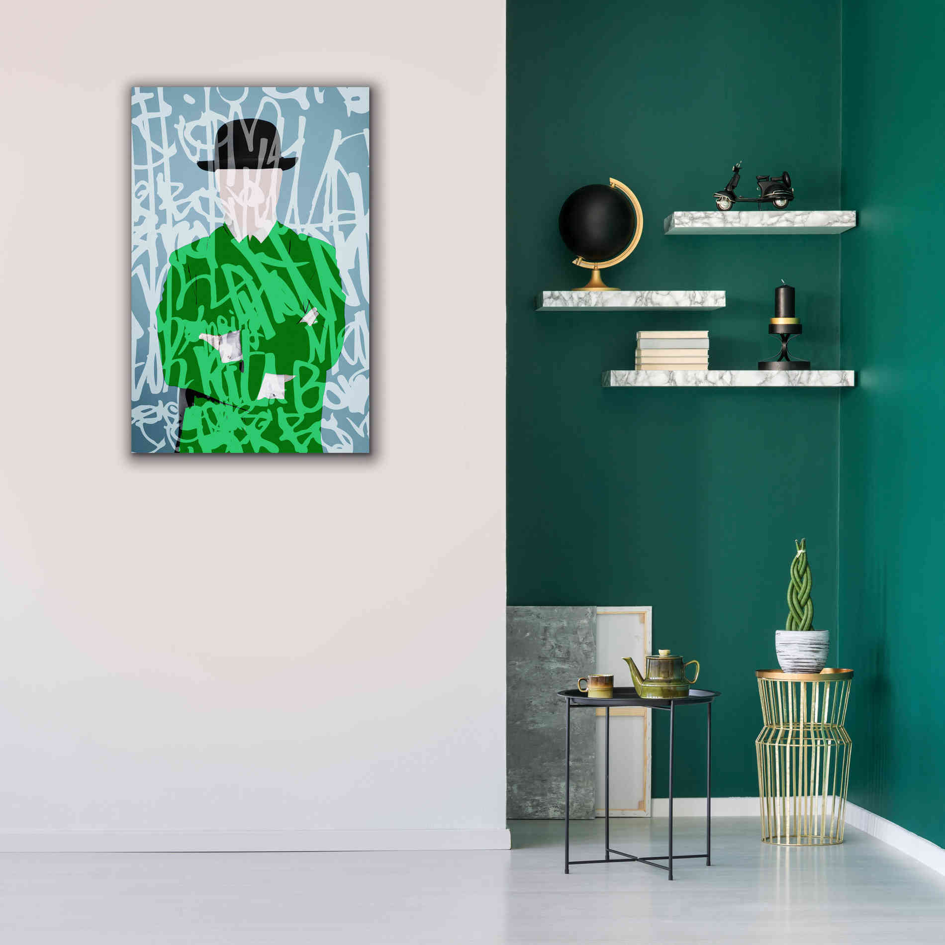 'Graffiti Man 2' by Irena Orlov Giclee Canvas Wall Art,26 x 40