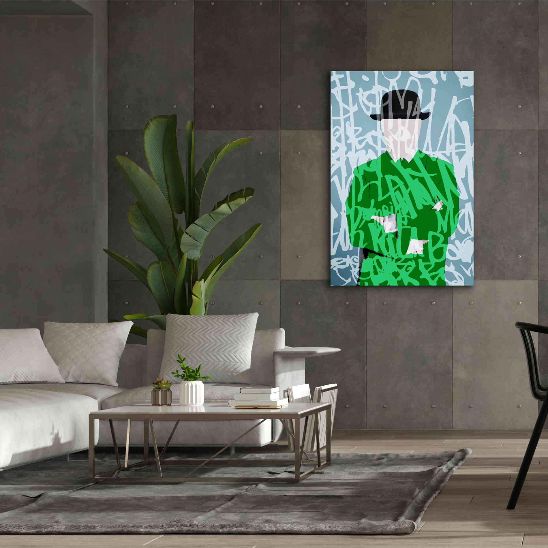 'Graffiti Man 2' by Irena Orlov Giclee Canvas Wall Art,40 x 60