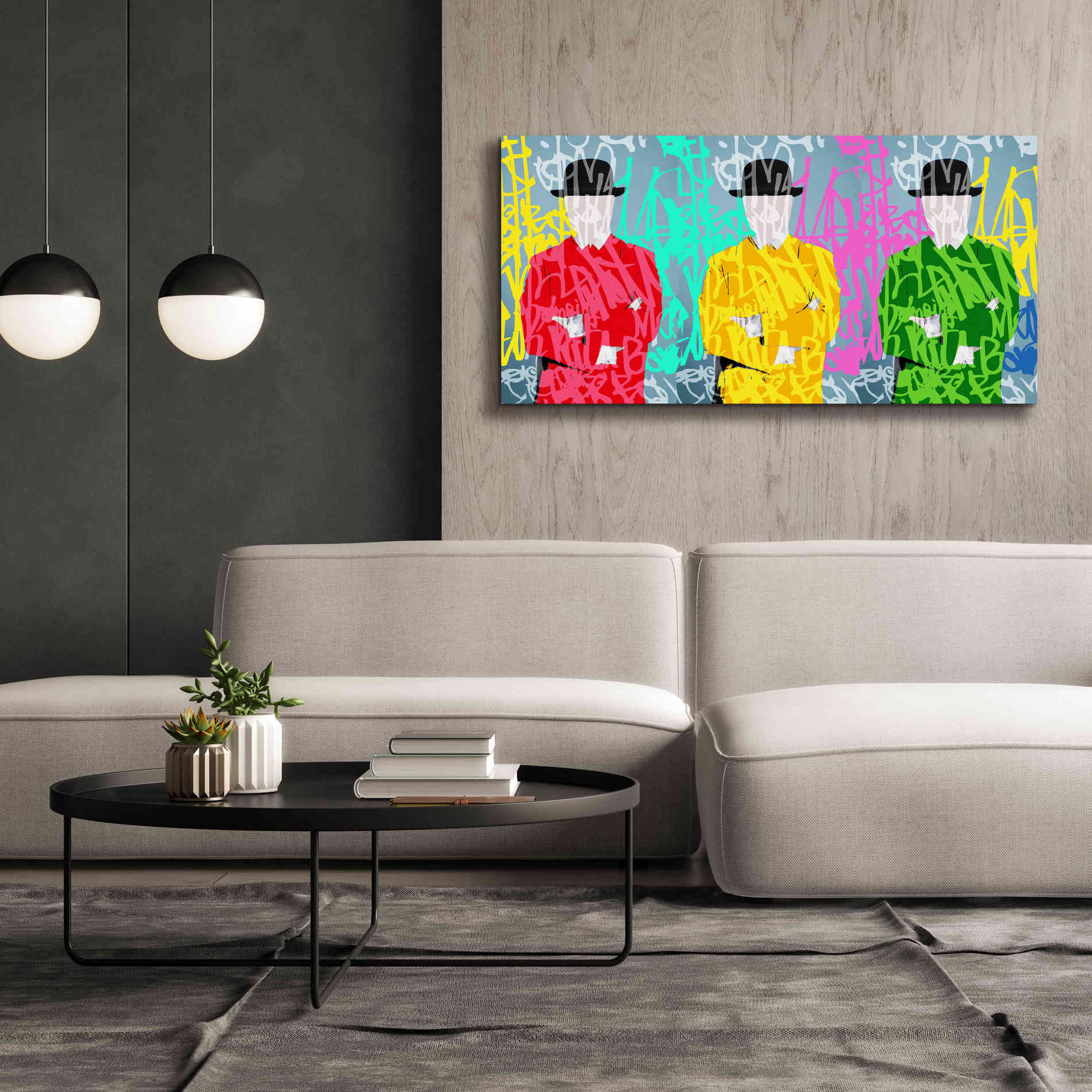 'Metaphysical Concept 7' by Irena Orlov Giclee Canvas Wall Art,60 x 30