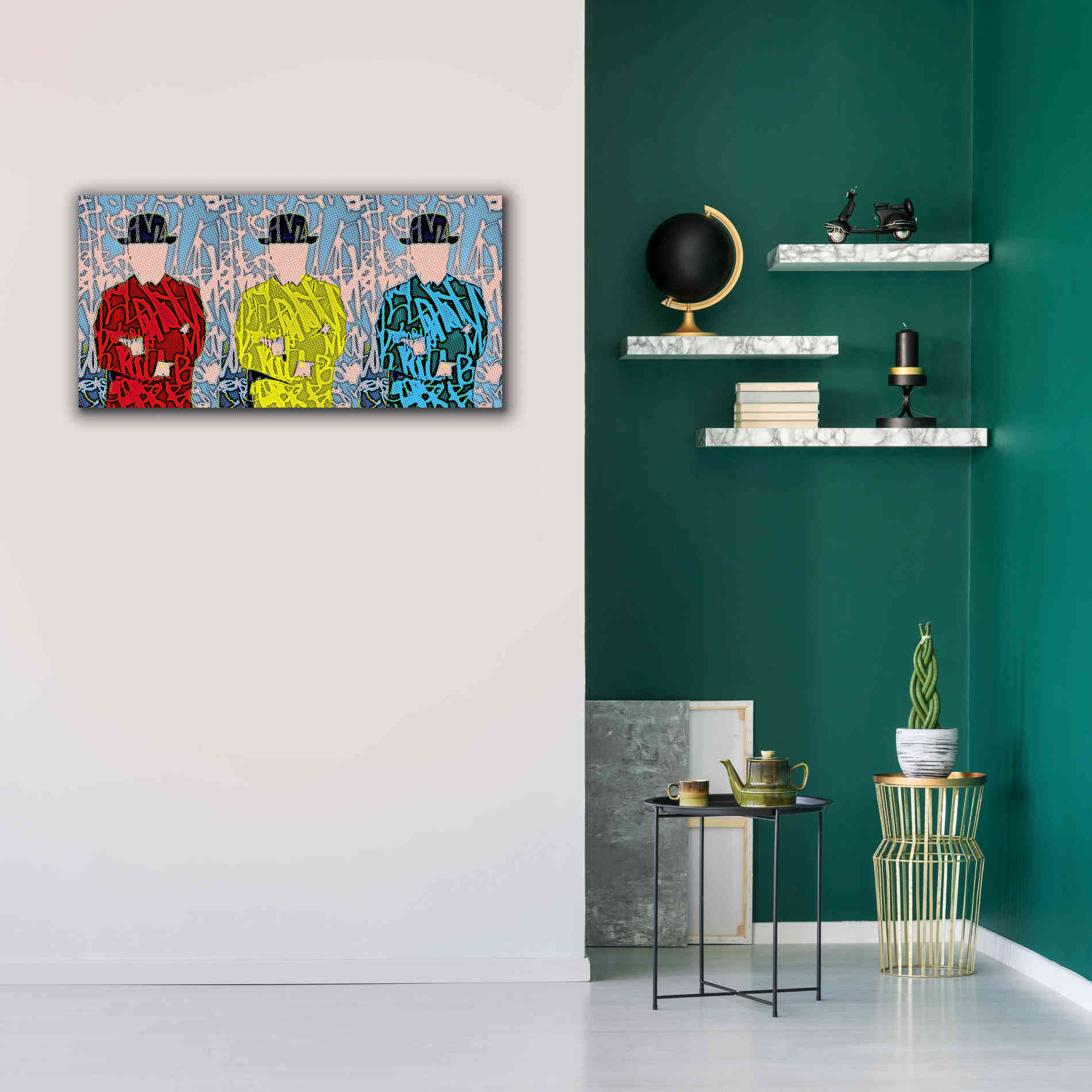 'Metaphysical Concept 13' by Irena Orlov Giclee Canvas Wall Art,40 x 20