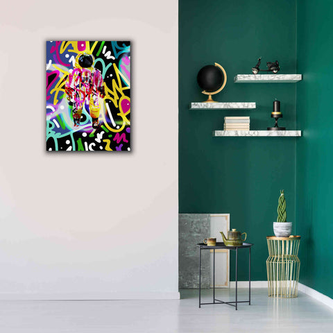 Image of 'Colorful Astronaut Graffiti Art 12' by Irena Orlov Giclee Canvas Wall Art,26 x 34
