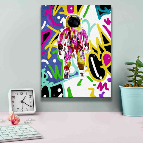 Image of 'Colorful Astronaut Graffiti Art 6 ' by Irena Orlov Giclee Canvas Wall Art,12 x 16
