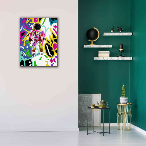 Image of 'Colorful Astronaut Graffiti Art 6 ' by Irena Orlov Giclee Canvas Wall Art,26 x 34