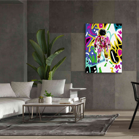 Image of 'Colorful Astronaut Graffiti Art 6 ' by Irena Orlov Giclee Canvas Wall Art,40 x 54