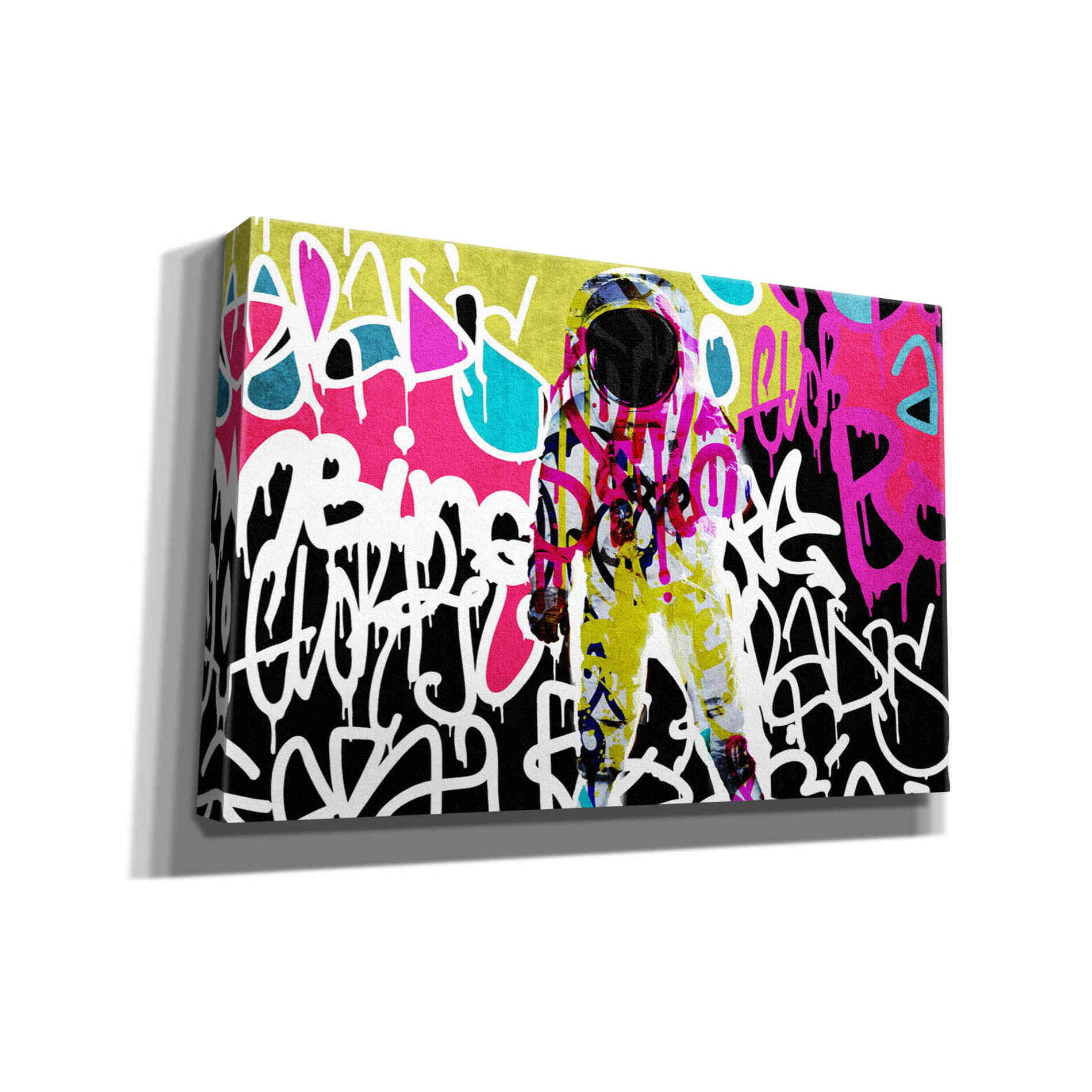 'Astronaut Graffiti Art 5' by Irena Orlov Giclee Canvas Wall Art