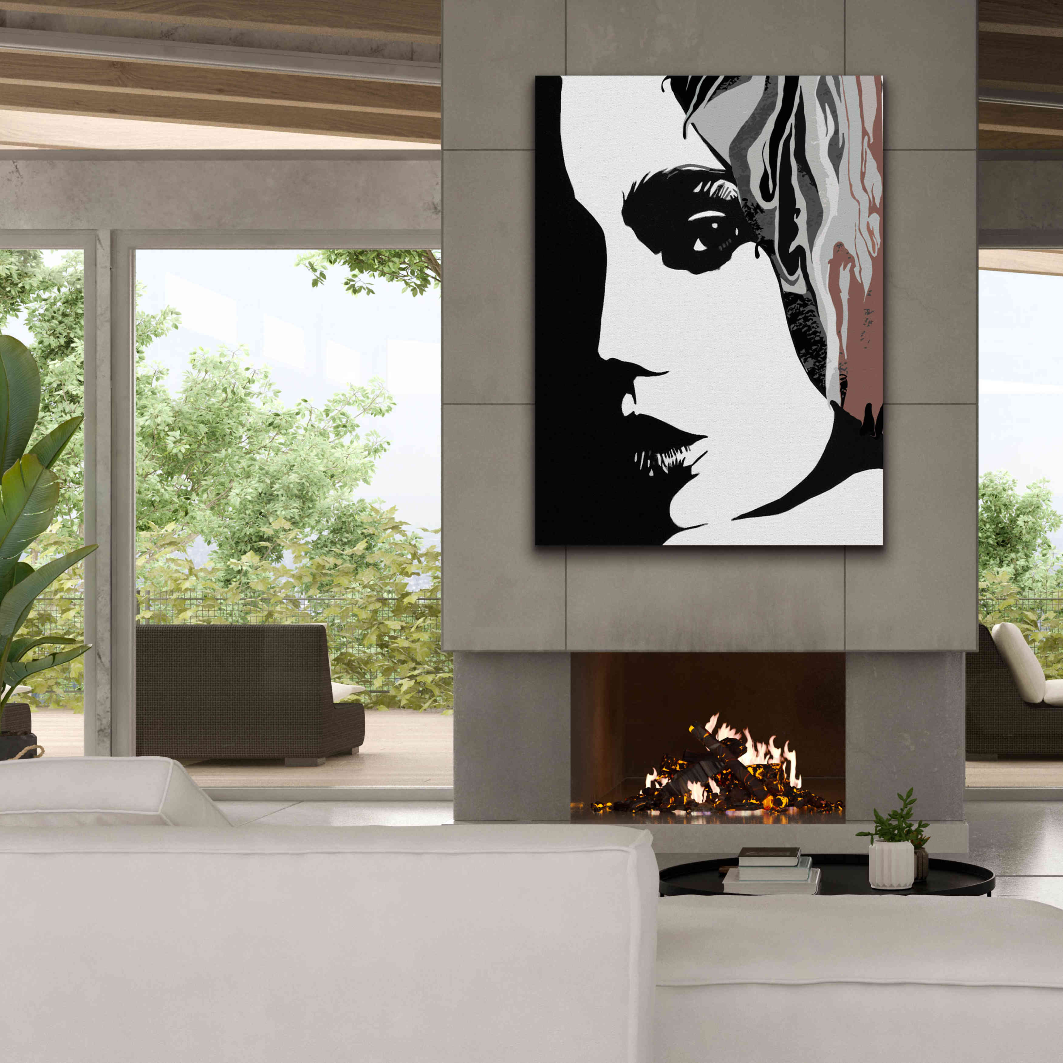 'Shadow Lady' by Karen Smith Giclee Canvas Wall Art,40x54