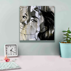 'Face In The Wall 2' by Karen Smith Giclee Canvas Wall Art,12x12