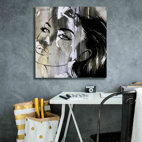 Image of 'Face In The Wall 2' by Karen Smith Giclee Canvas Wall Art,26x26