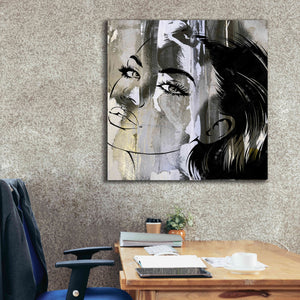 'Face In The Wall 2' by Karen Smith Giclee Canvas Wall Art,37x37