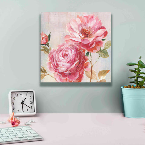 Image of 'Petal Paint 2' by Karen Smith Giclee Canvas Wall Art,12x12