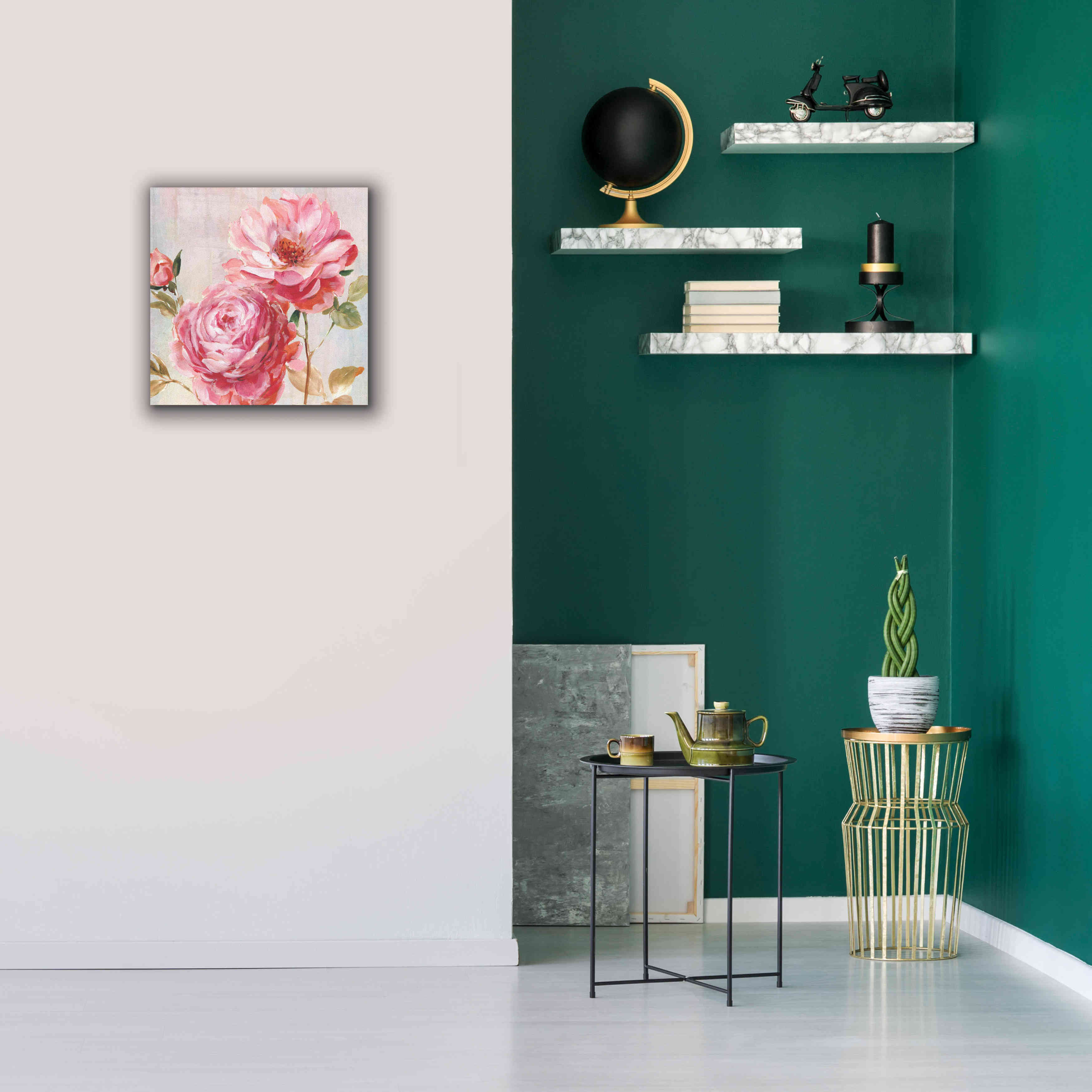 'Petal Paint 2' by Karen Smith Giclee Canvas Wall Art,18x18