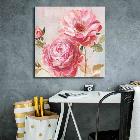 Image of 'Petal Paint 2' by Karen Smith Giclee Canvas Wall Art,26x26