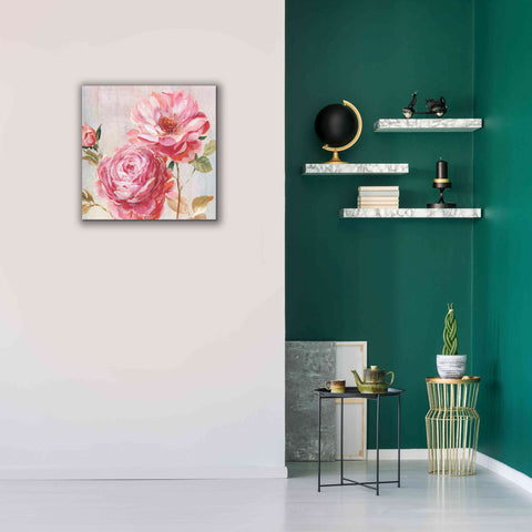 Image of 'Petal Paint 2' by Karen Smith Giclee Canvas Wall Art,26x26