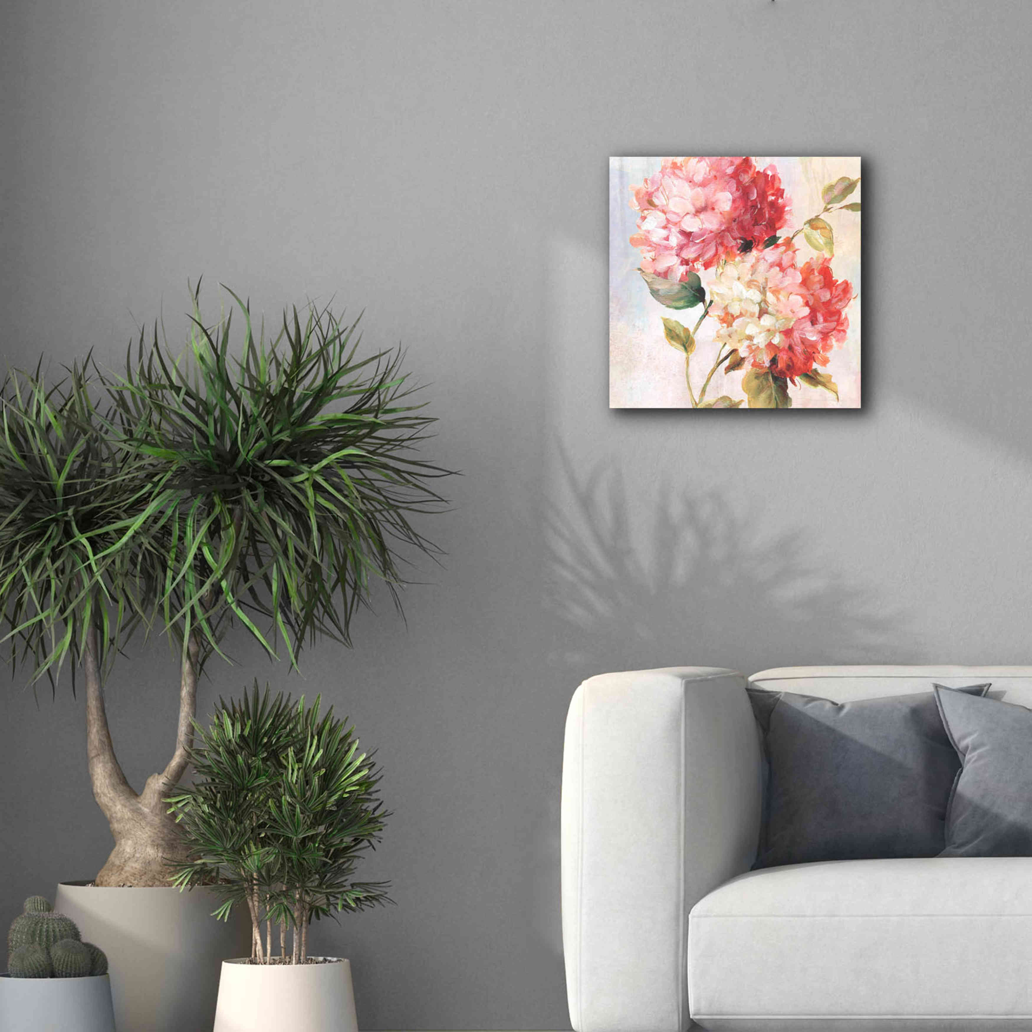 'Petal Paint 1' by Karen Smith Giclee Canvas Wall Art,18x18