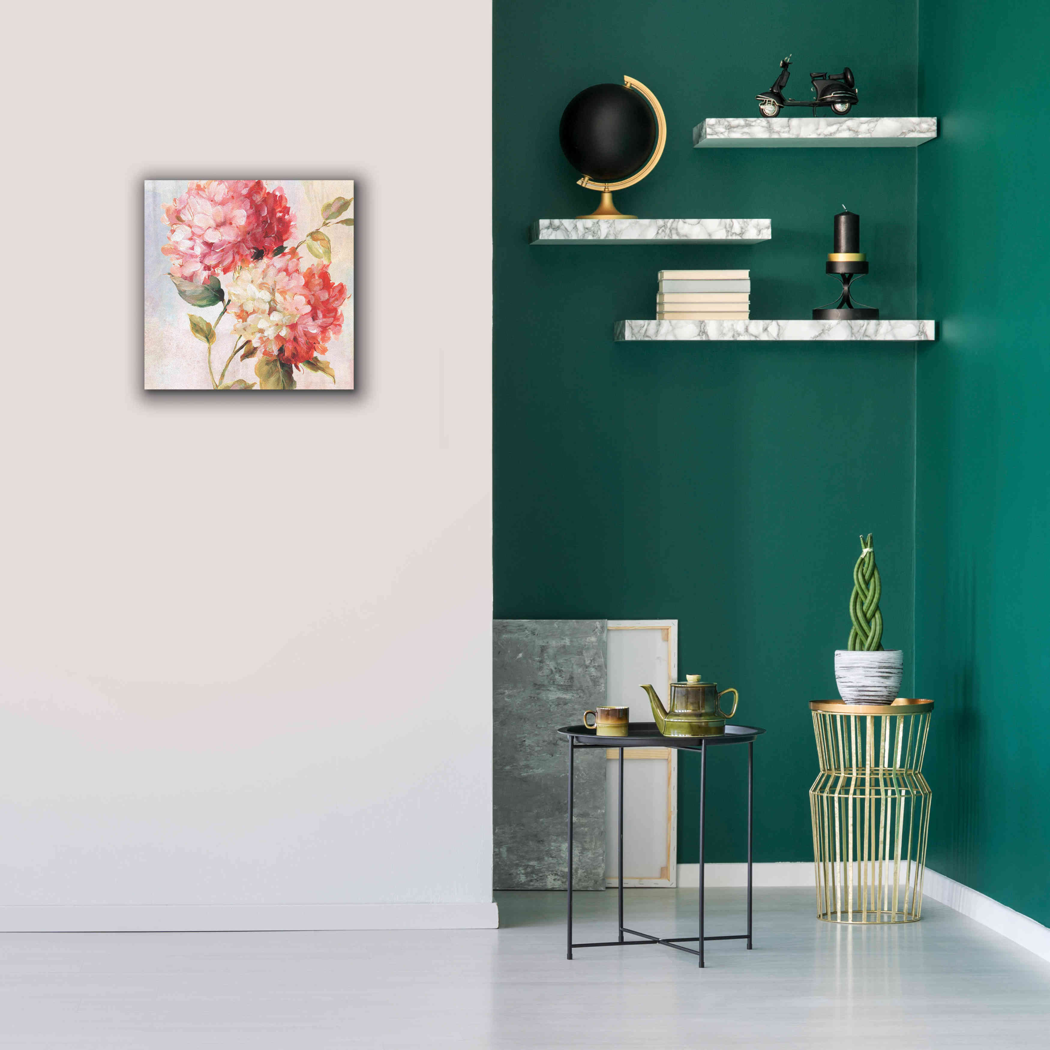 'Petal Paint 1' by Karen Smith Giclee Canvas Wall Art,18x18