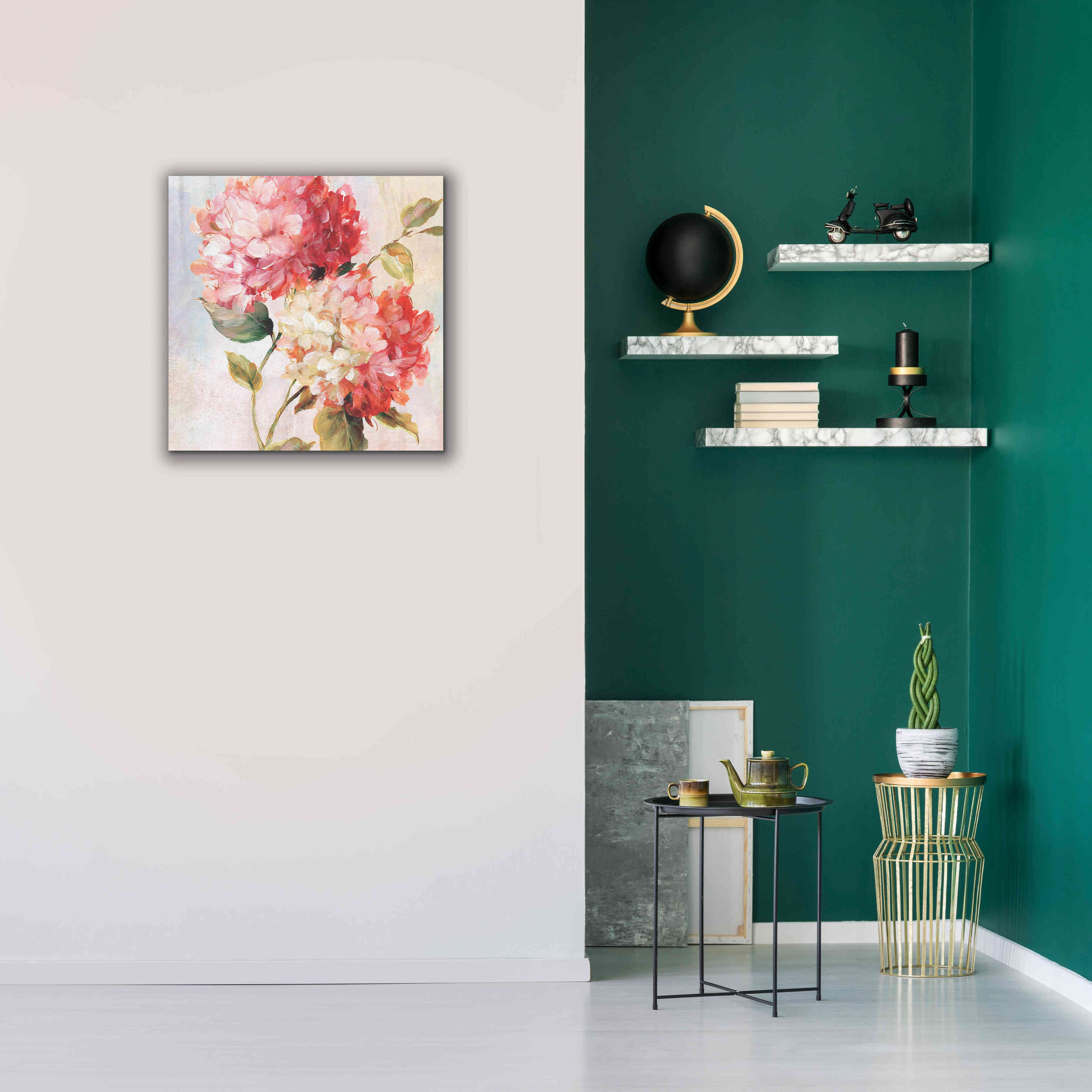 'Petal Paint 1' by Karen Smith Giclee Canvas Wall Art,26x26