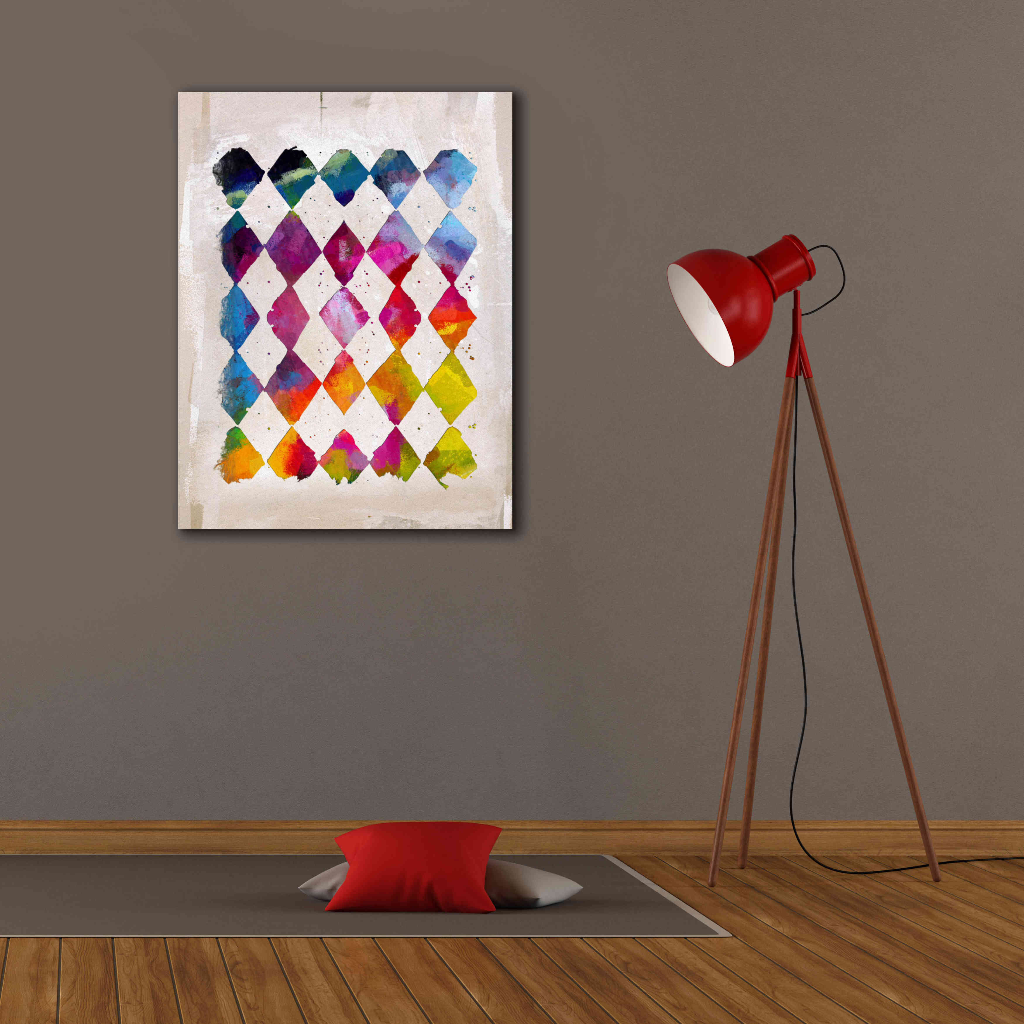 'Diamond Palette 2' by Karen Smith Giclee Canvas Wall Art,26x34