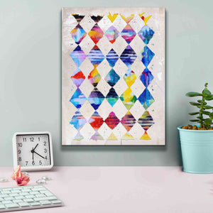 'Diamond Palette 1' by Karen Smith Giclee Canvas Wall Art,12x16