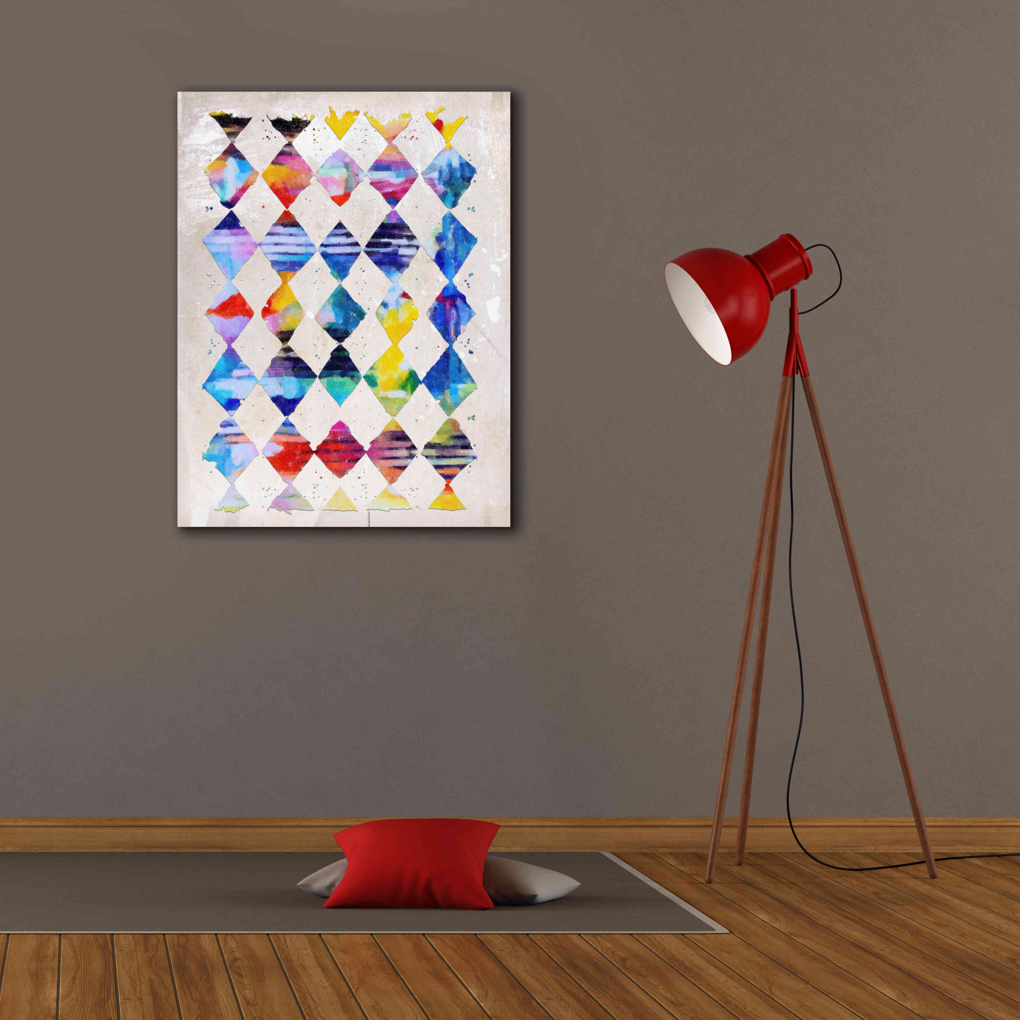 'Diamond Palette 1' by Karen Smith Giclee Canvas Wall Art,26x34