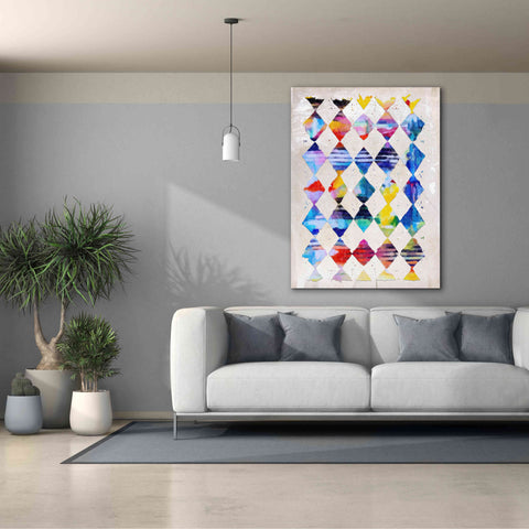 Image of 'Diamond Palette 1' by Karen Smith Giclee Canvas Wall Art,40x54