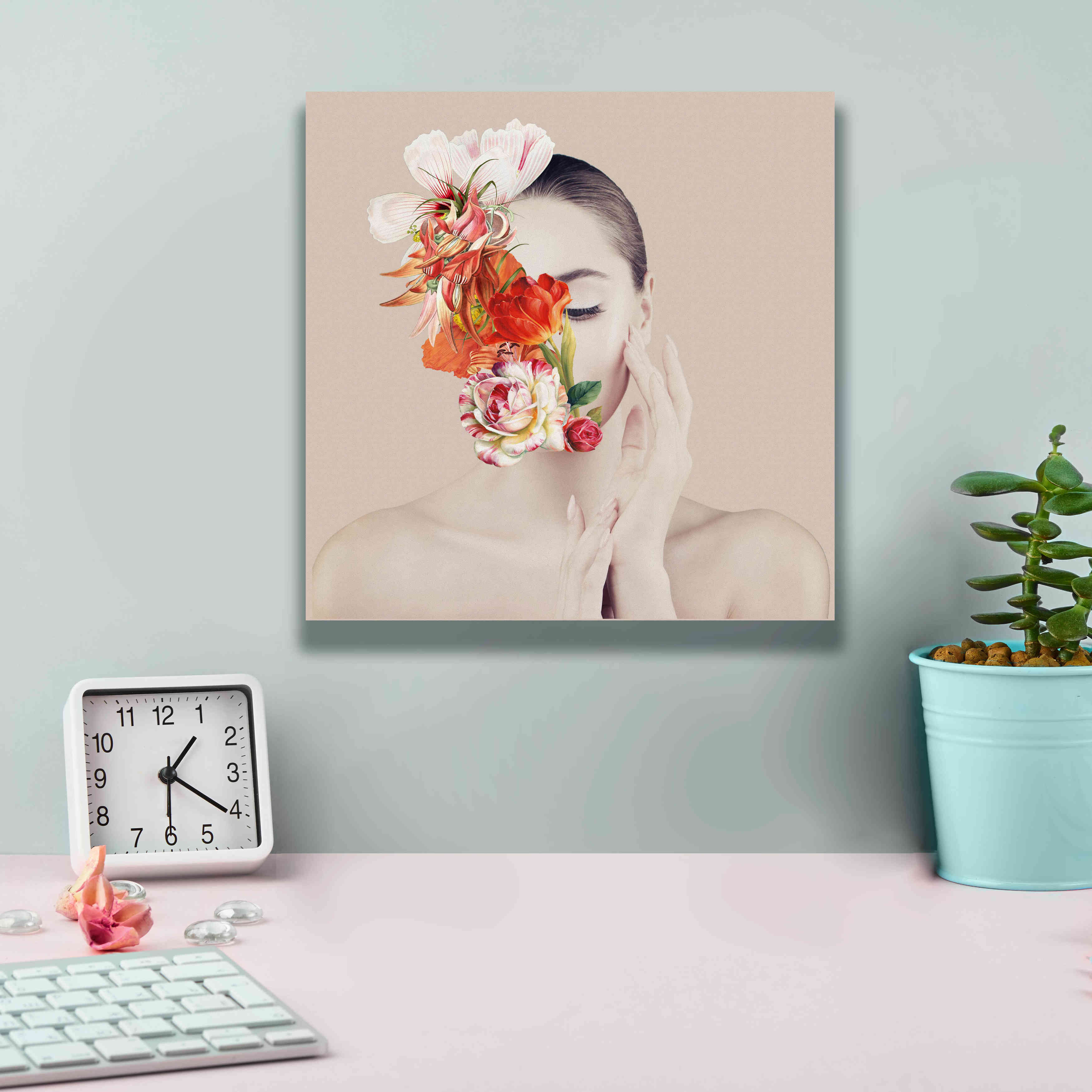 'Flora' by Karen Smith Giclee Canvas Wall Art,12x12