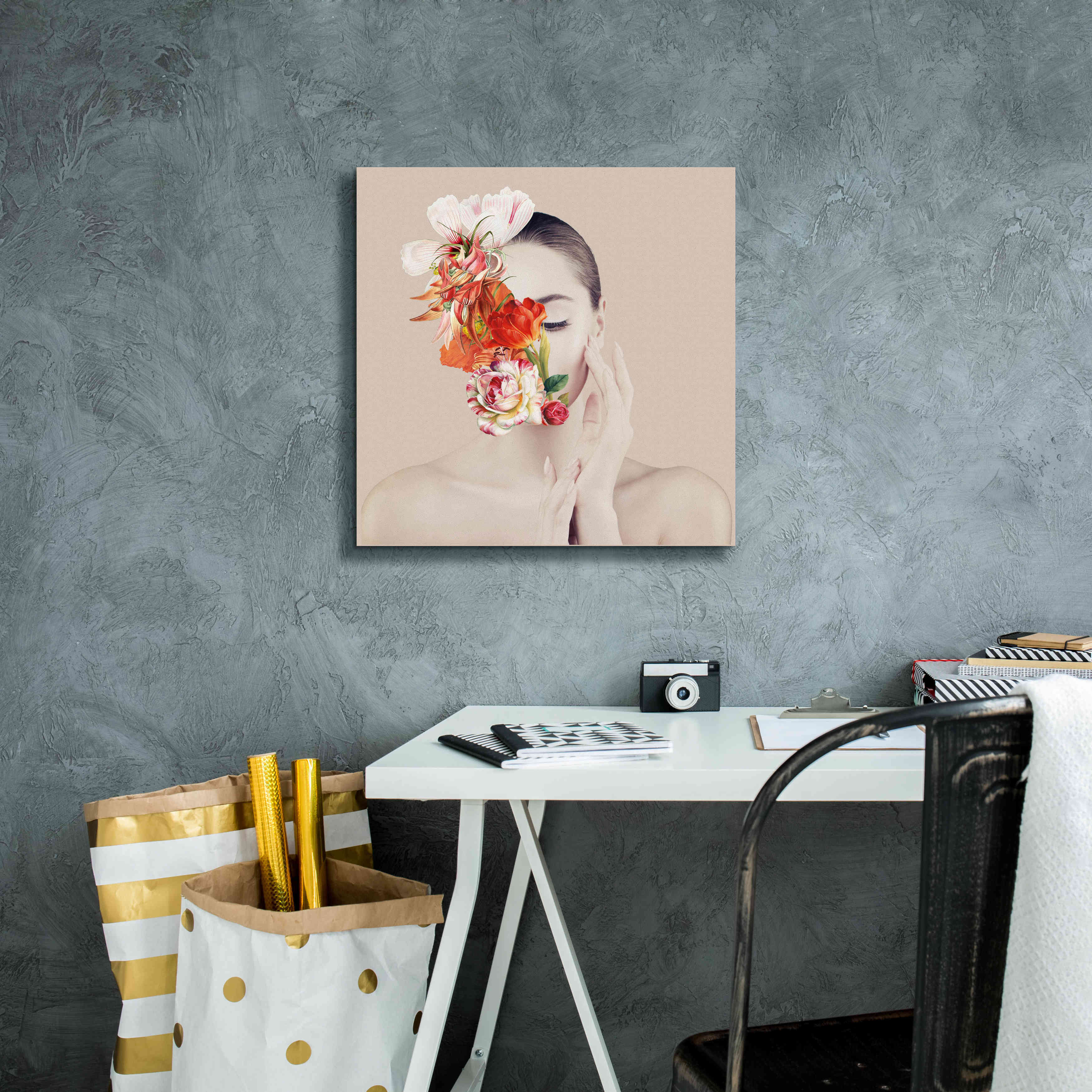 'Flora' by Karen Smith Giclee Canvas Wall Art,18x18