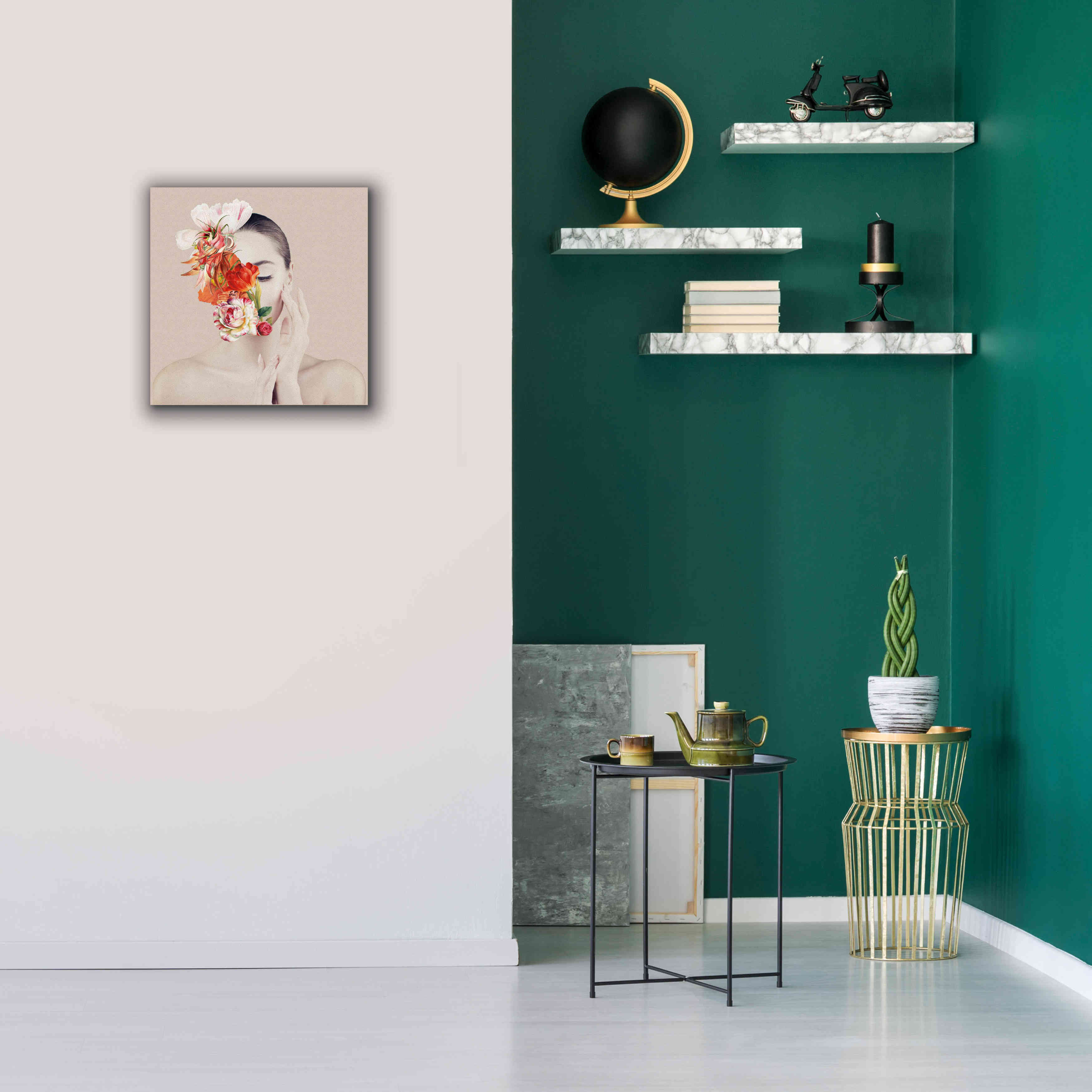 'Flora' by Karen Smith Giclee Canvas Wall Art,18x18