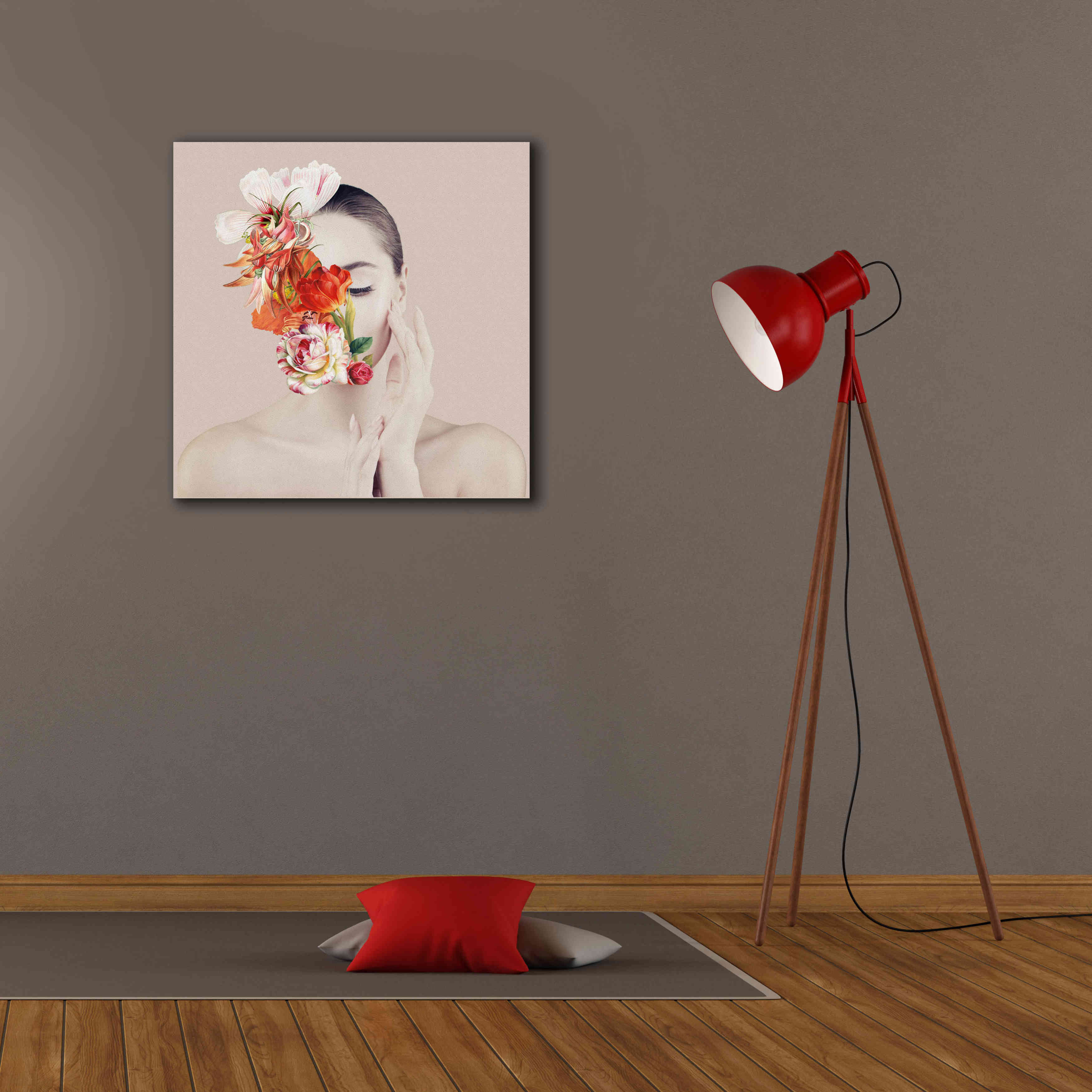 'Flora' by Karen Smith Giclee Canvas Wall Art,26x26