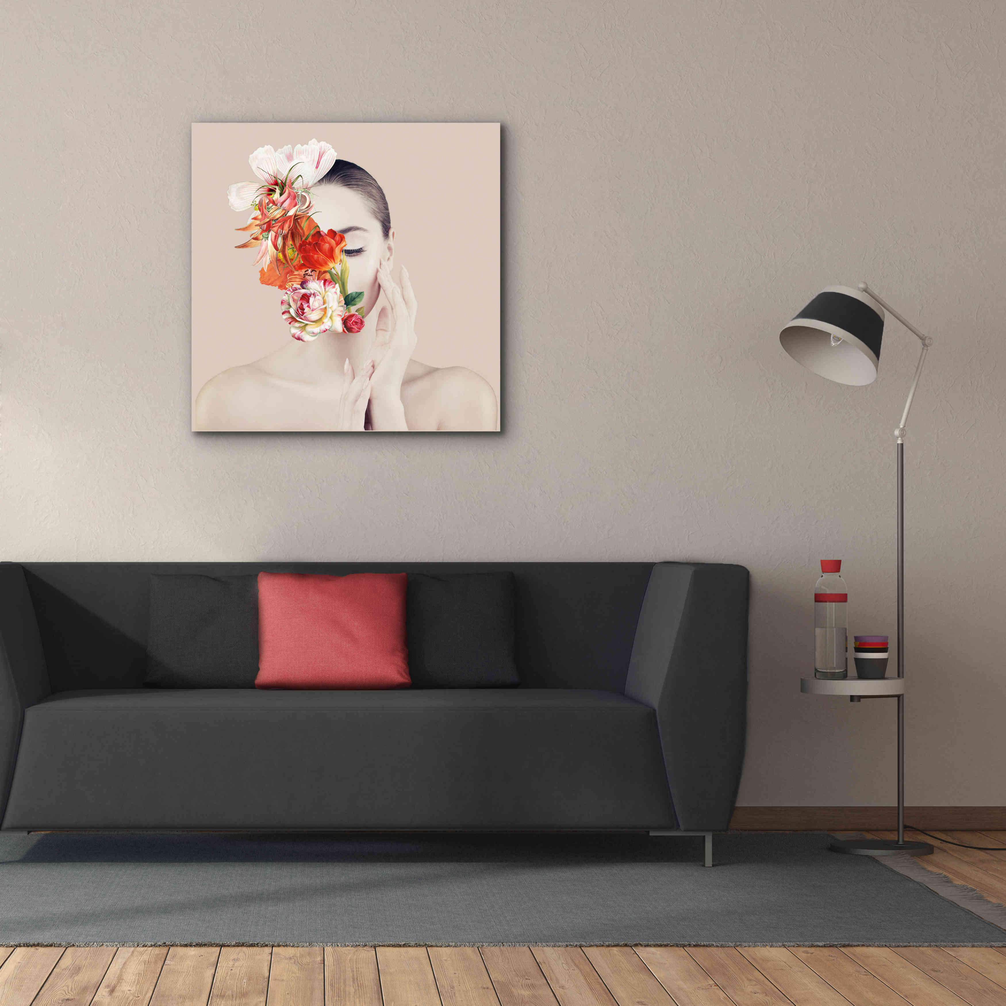 'Flora' by Karen Smith Giclee Canvas Wall Art,37x37