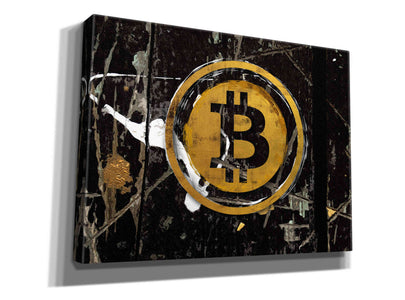 'Bitcoin Splash' by Karen Smith Giclee Canvas Wall Art