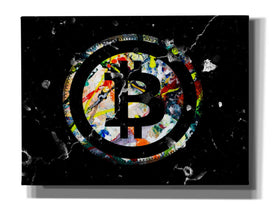 'Bitcoin Paint' by Karen Smith Giclee Canvas Wall Art
