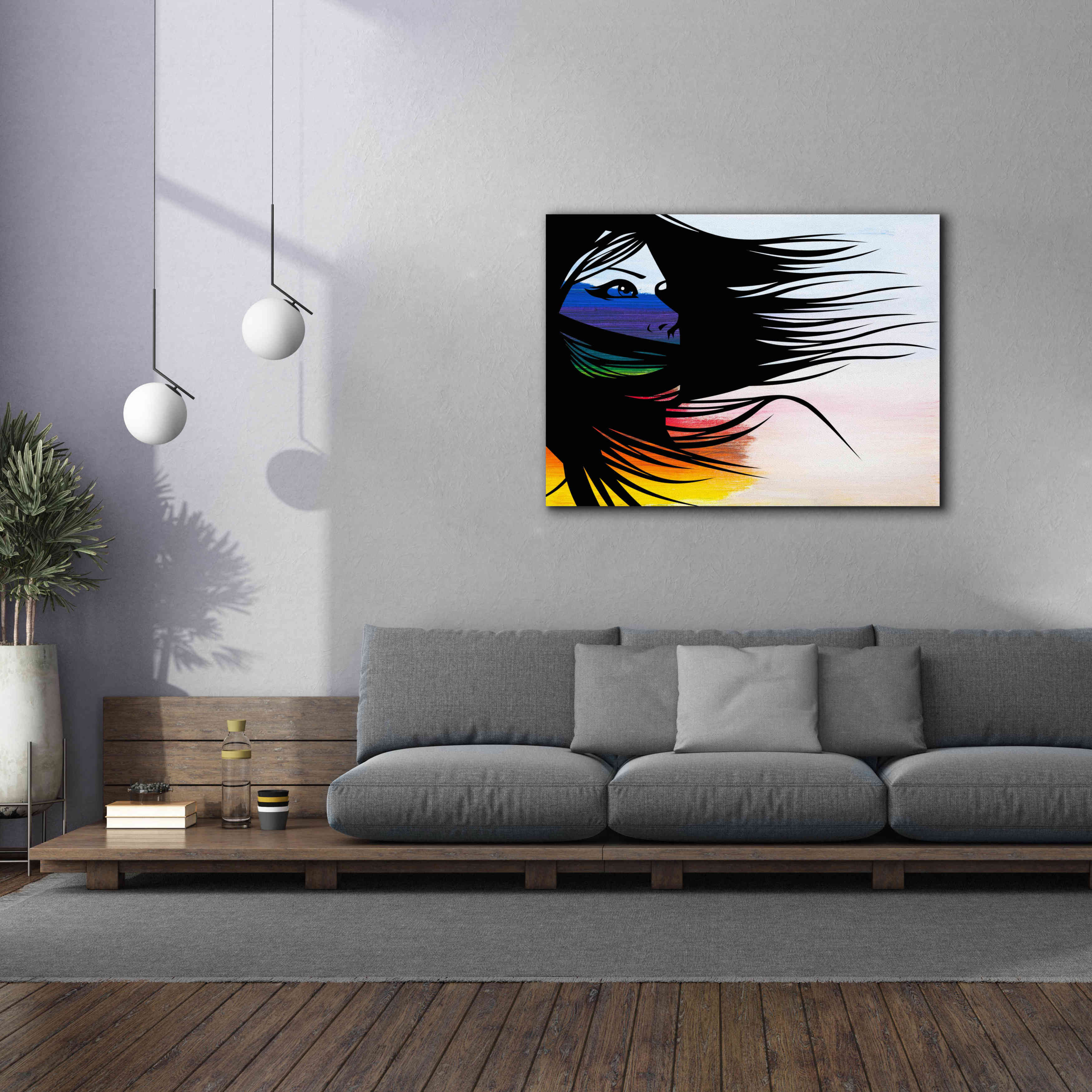 'Infusion' by Karen Smith Giclee Canvas Wall Art,54x40