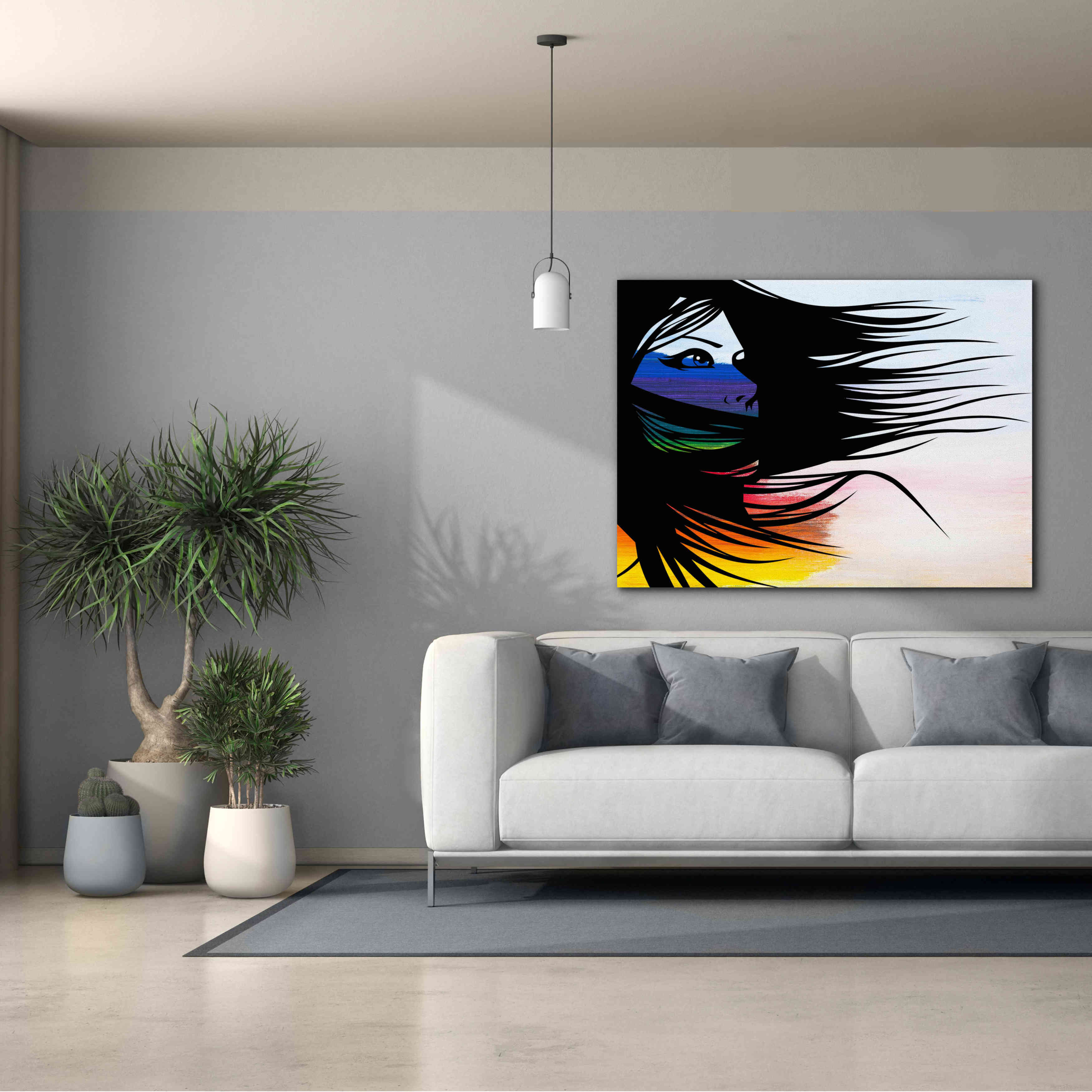 'Infusion' by Karen Smith Giclee Canvas Wall Art,54x40